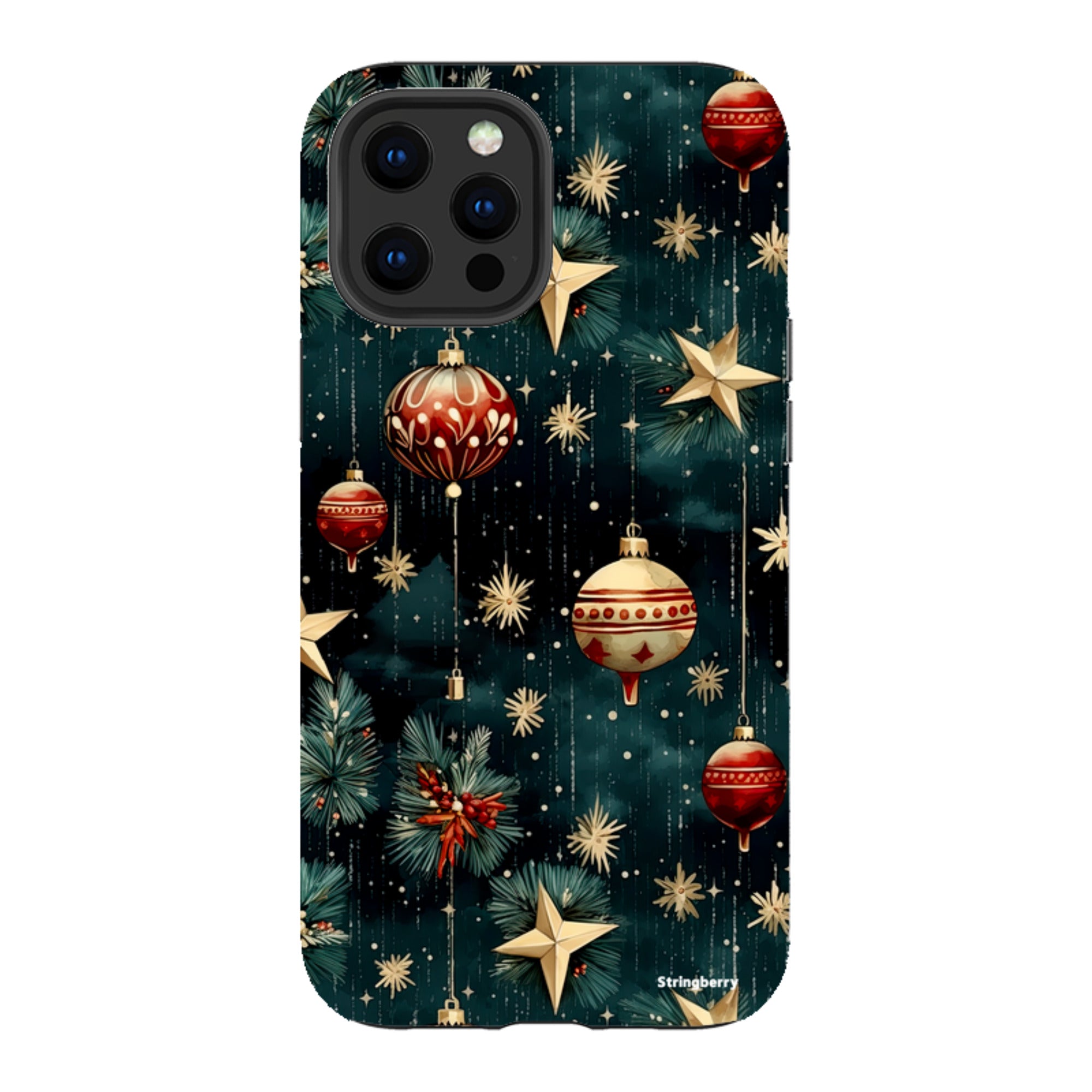 iPhone Tough Case - Christmas Baubles III