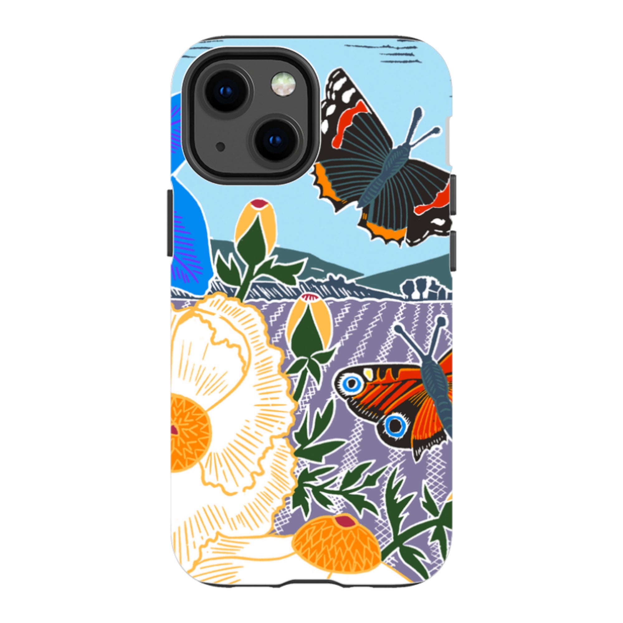 iPhone Tough Case - Bold Butterflies By Kate Heiss