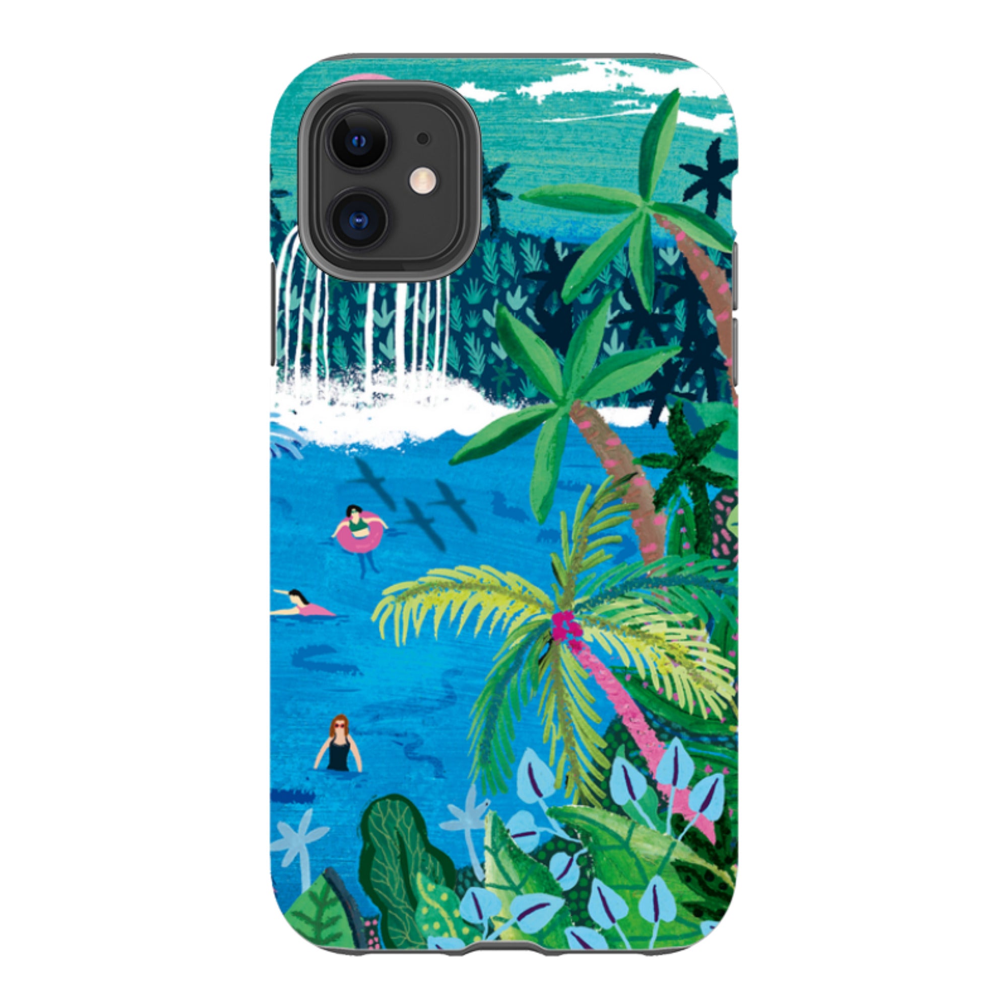 iPhone Tough Case - Palm Pool II By Emma Frances Grant