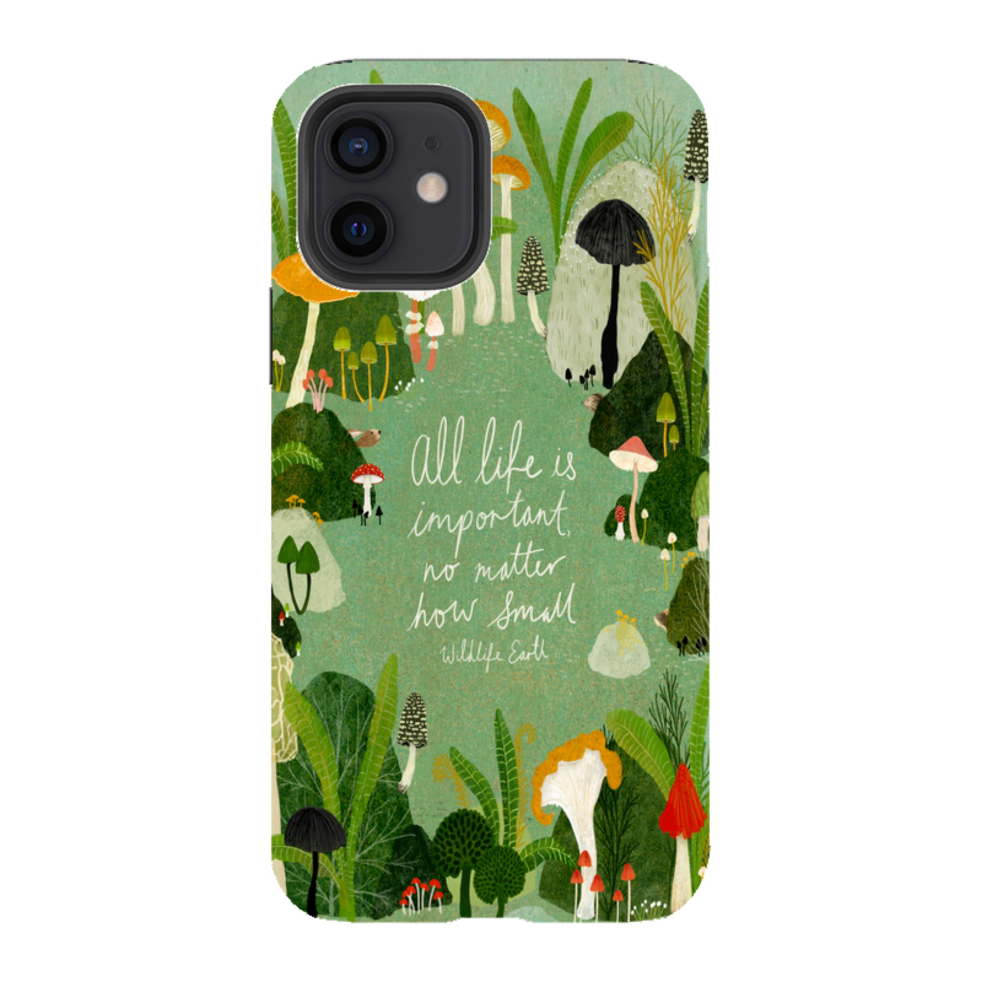 iPhone Tough Case - Wildlife Text By Katherine Quinn