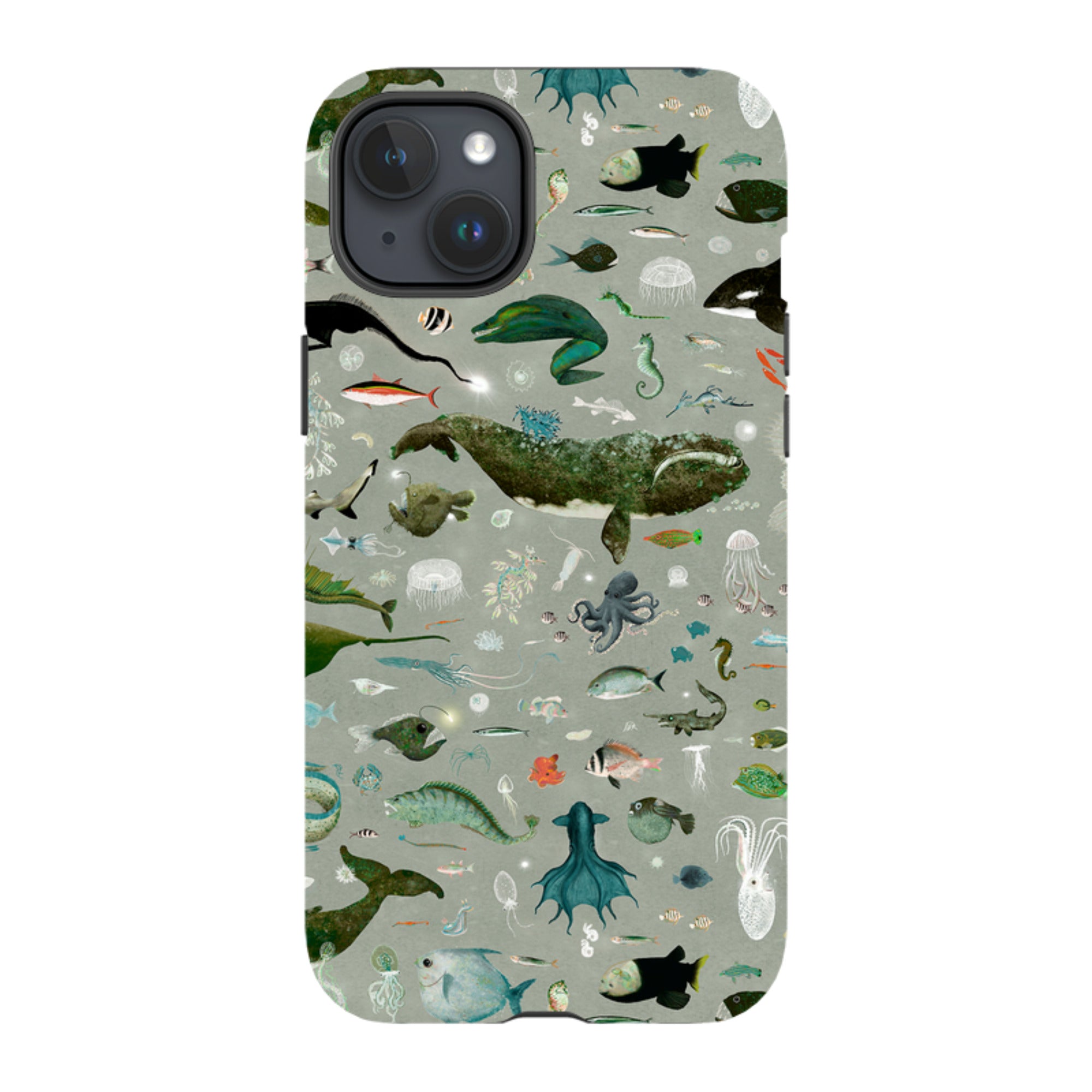 iPhone Tough Case - Moon Shadow By Katherine Quinn