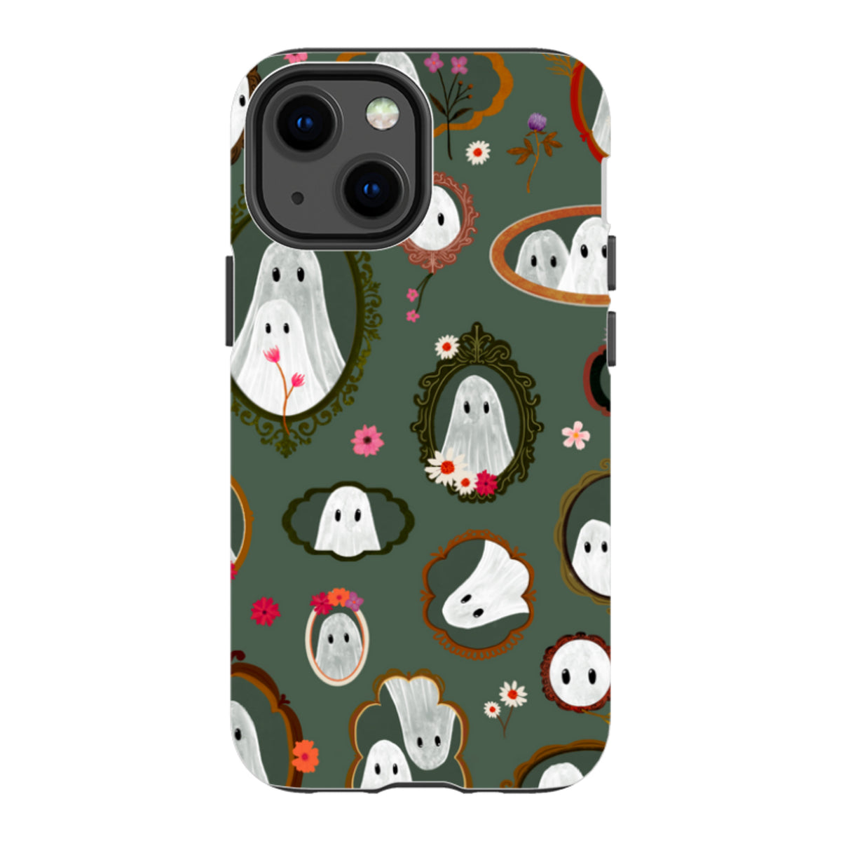 iPhone Tough Case - Framed Ghosts - Pine By Katherine Quinn