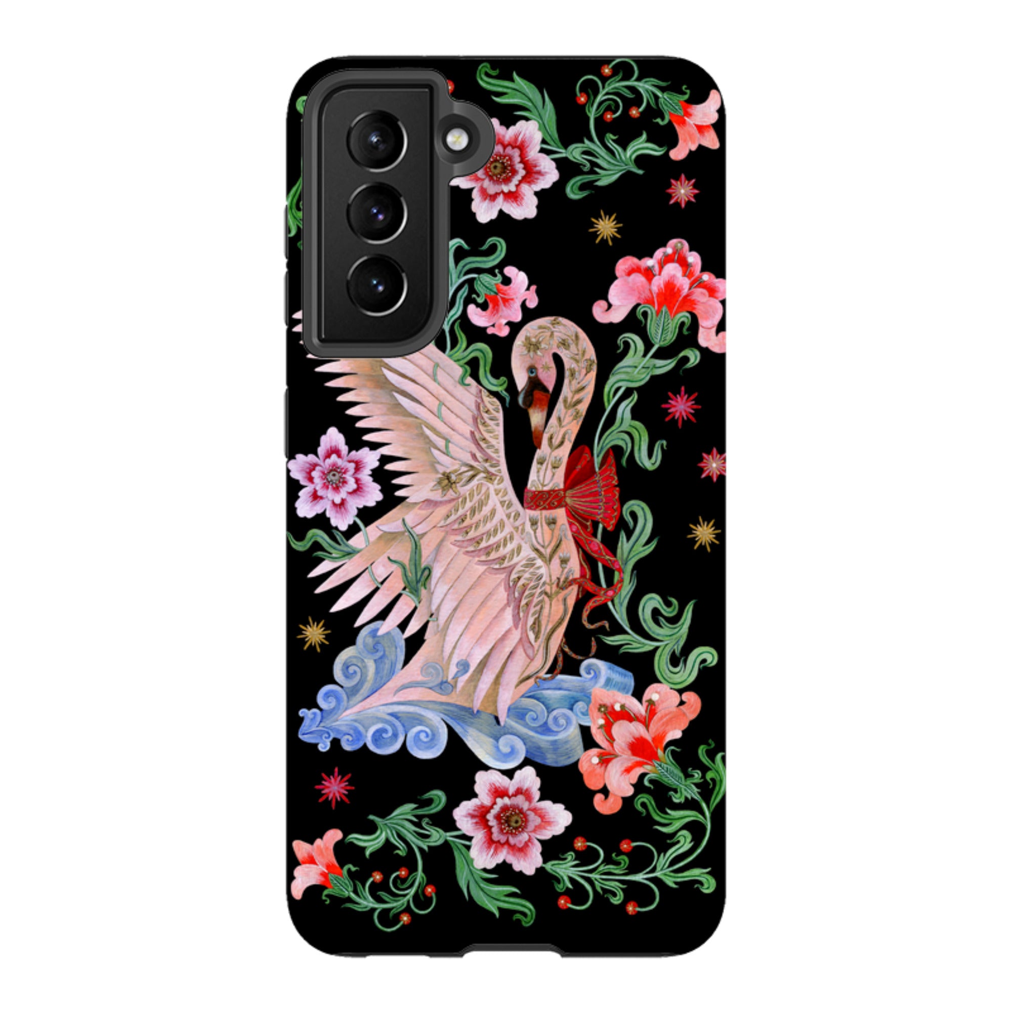 Samsung Tough  Case - Seven Swans A Swimming By Maria Matos