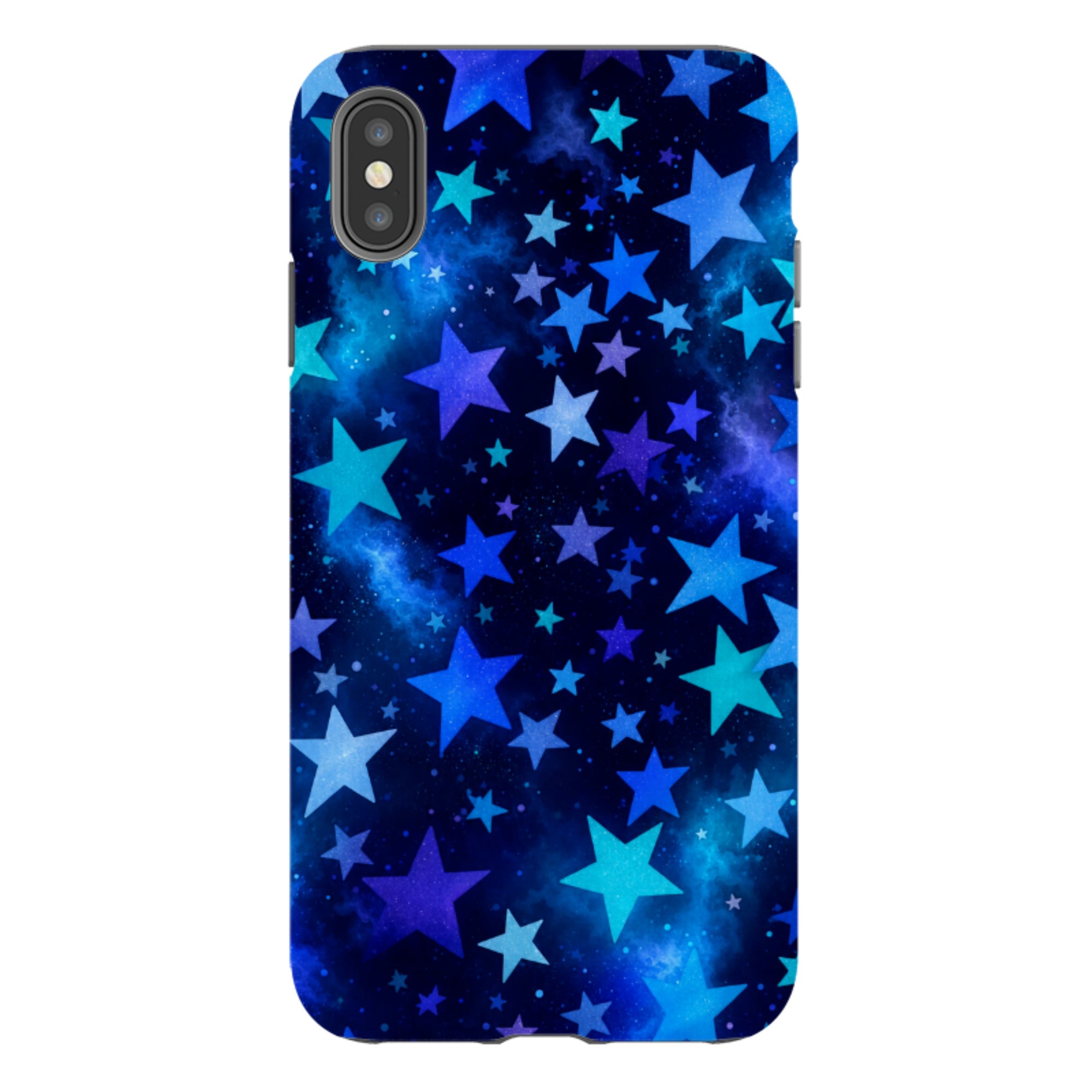 iPhone Tough Case - Blue Galaxy Star