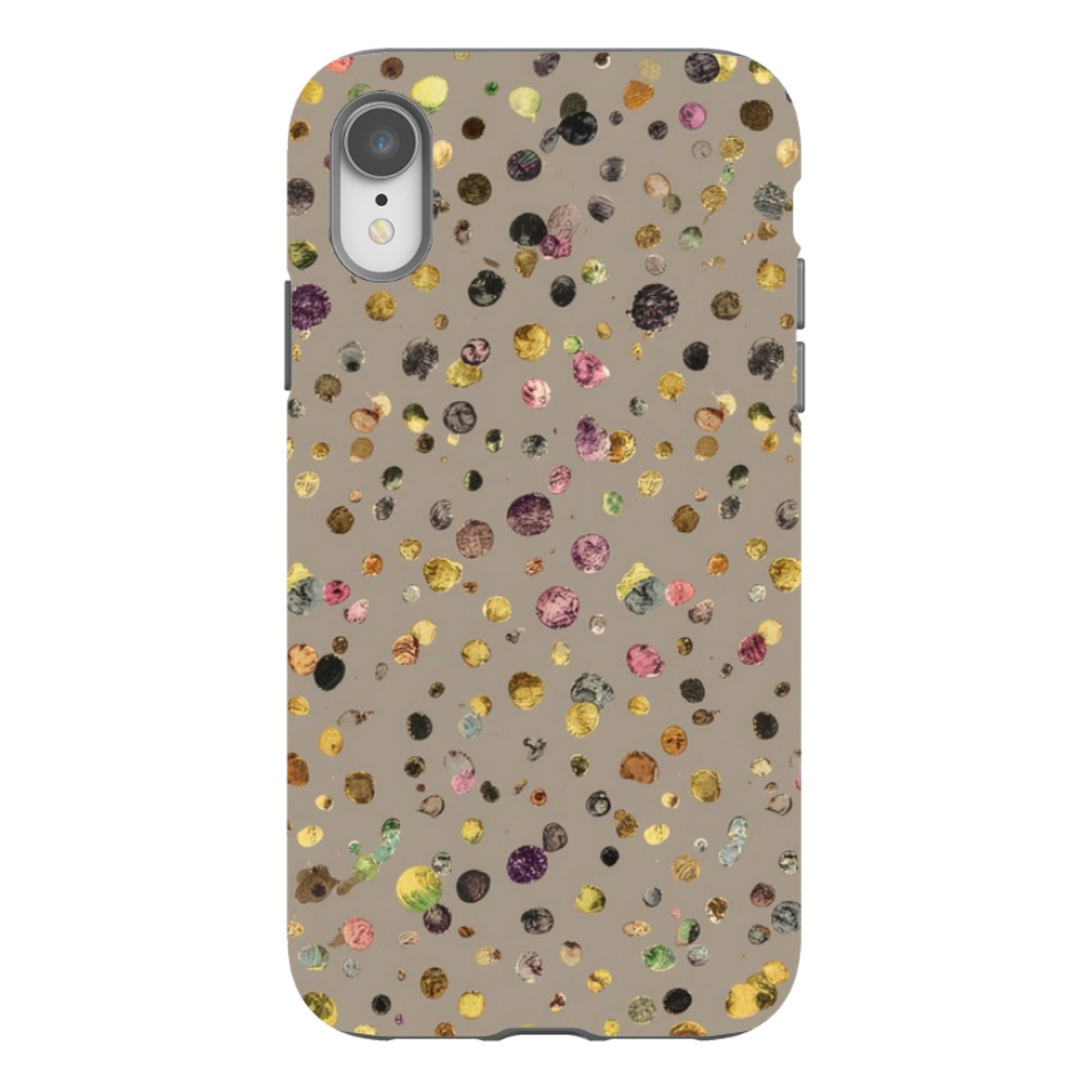 iPhone Case - Grey Polka