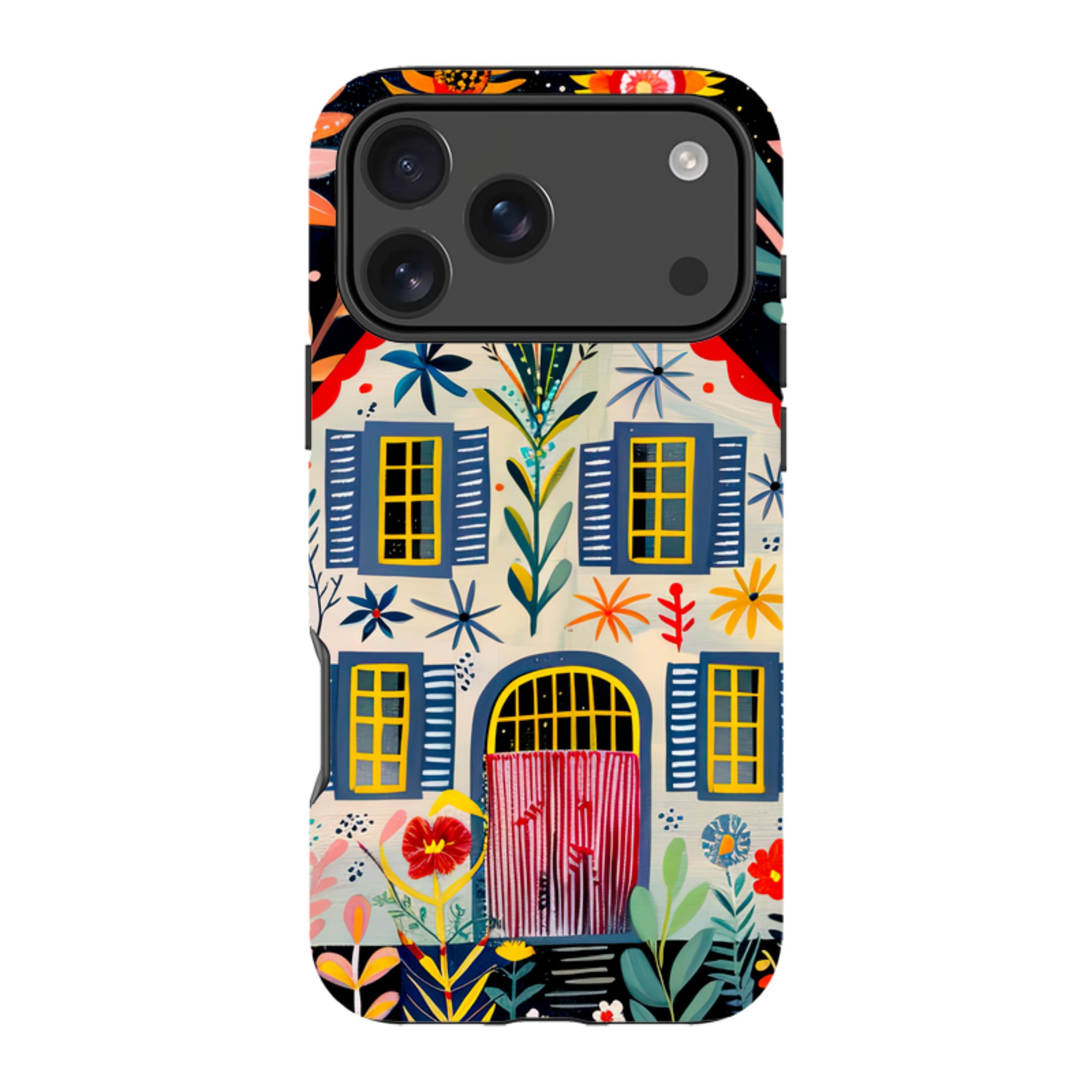 iPhone Case - Folk Art House X