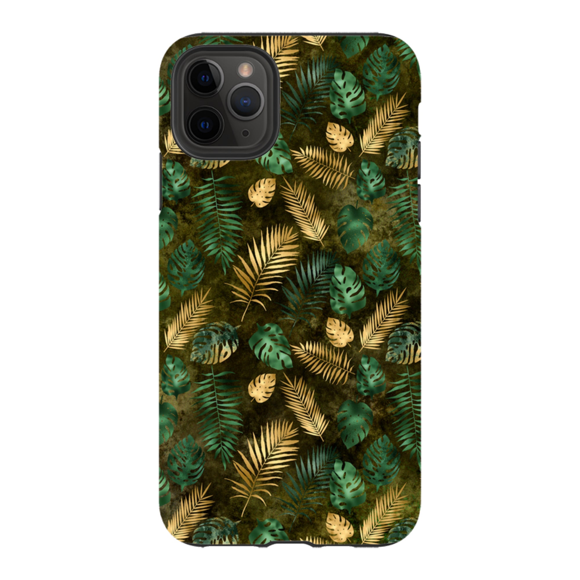 iPhone Tough Case - Feather Greens