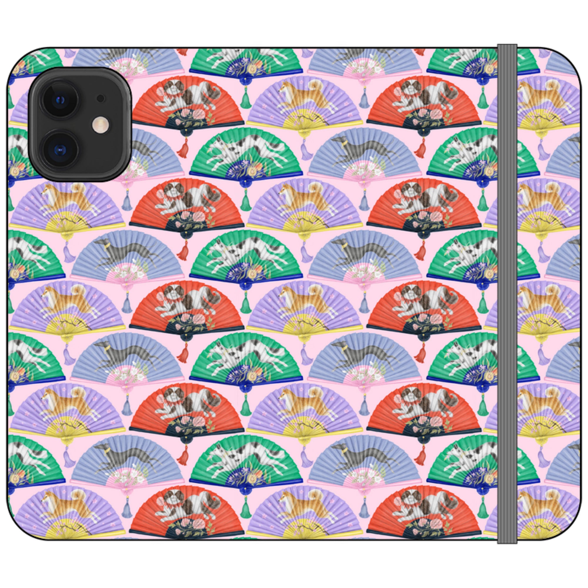 Dog Fan Wallet Case By Catherine Rowe