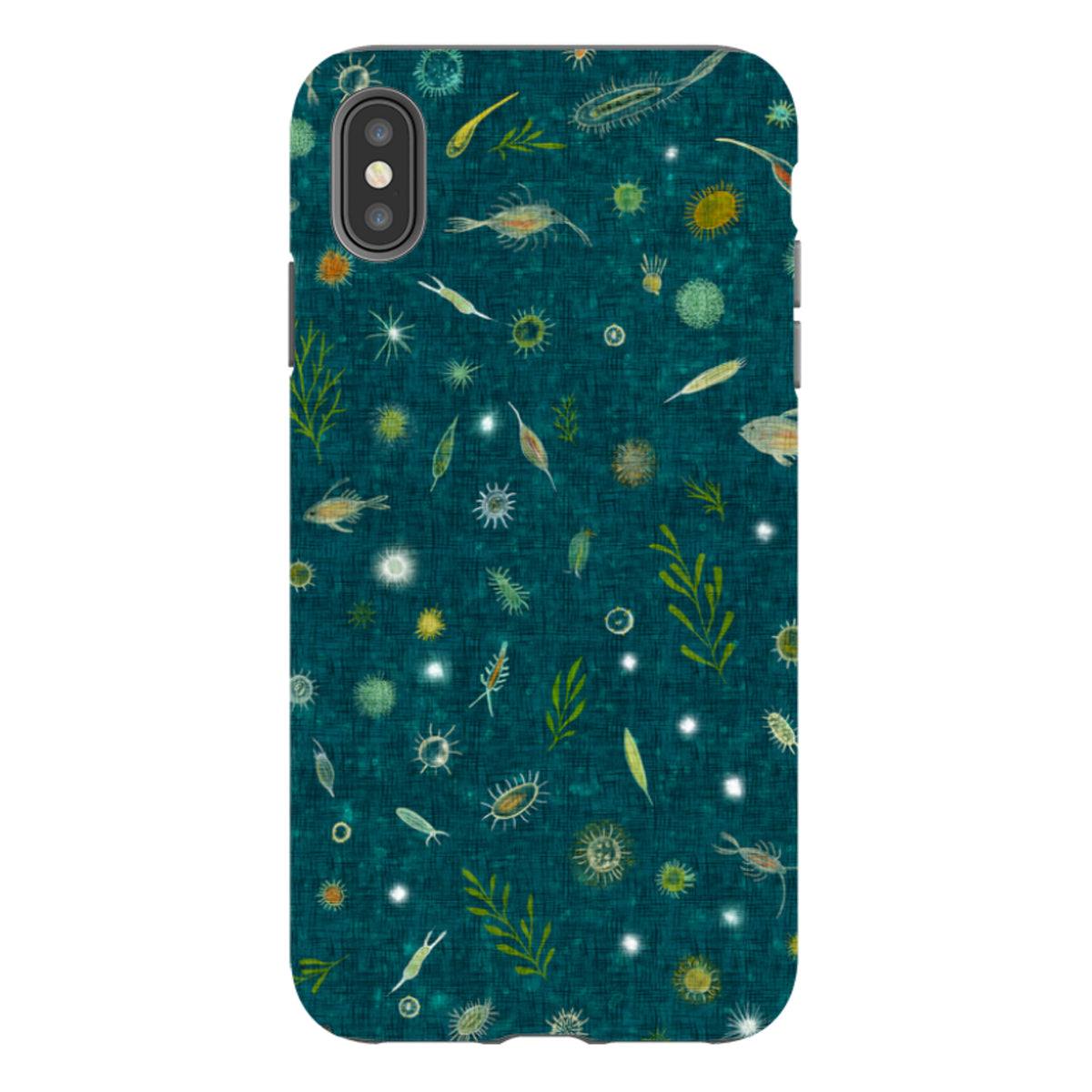 iPhone Tough Case - Plankton - Steel Blue By Katherine Quinn