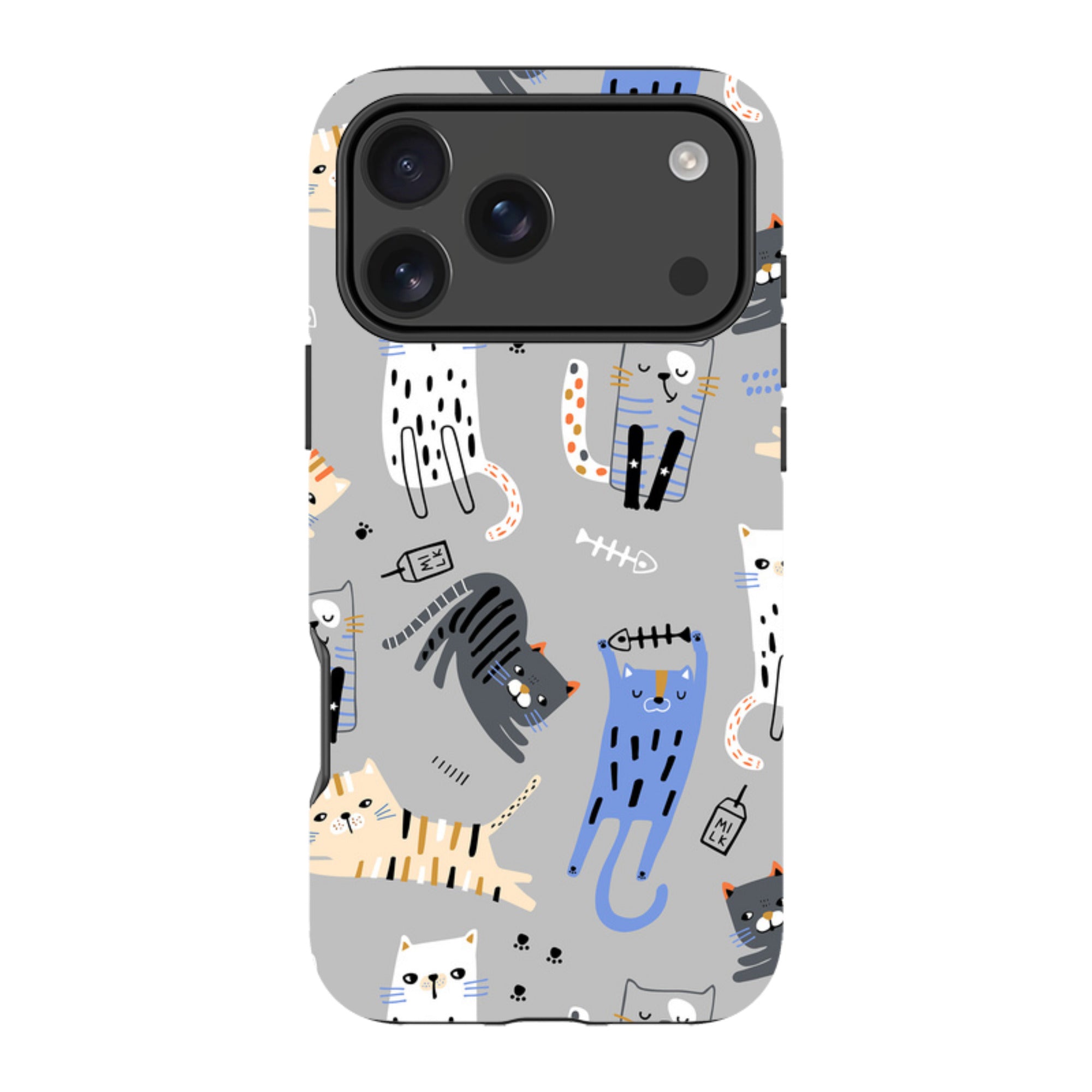 iPhone Tough Case - Cat And Bone