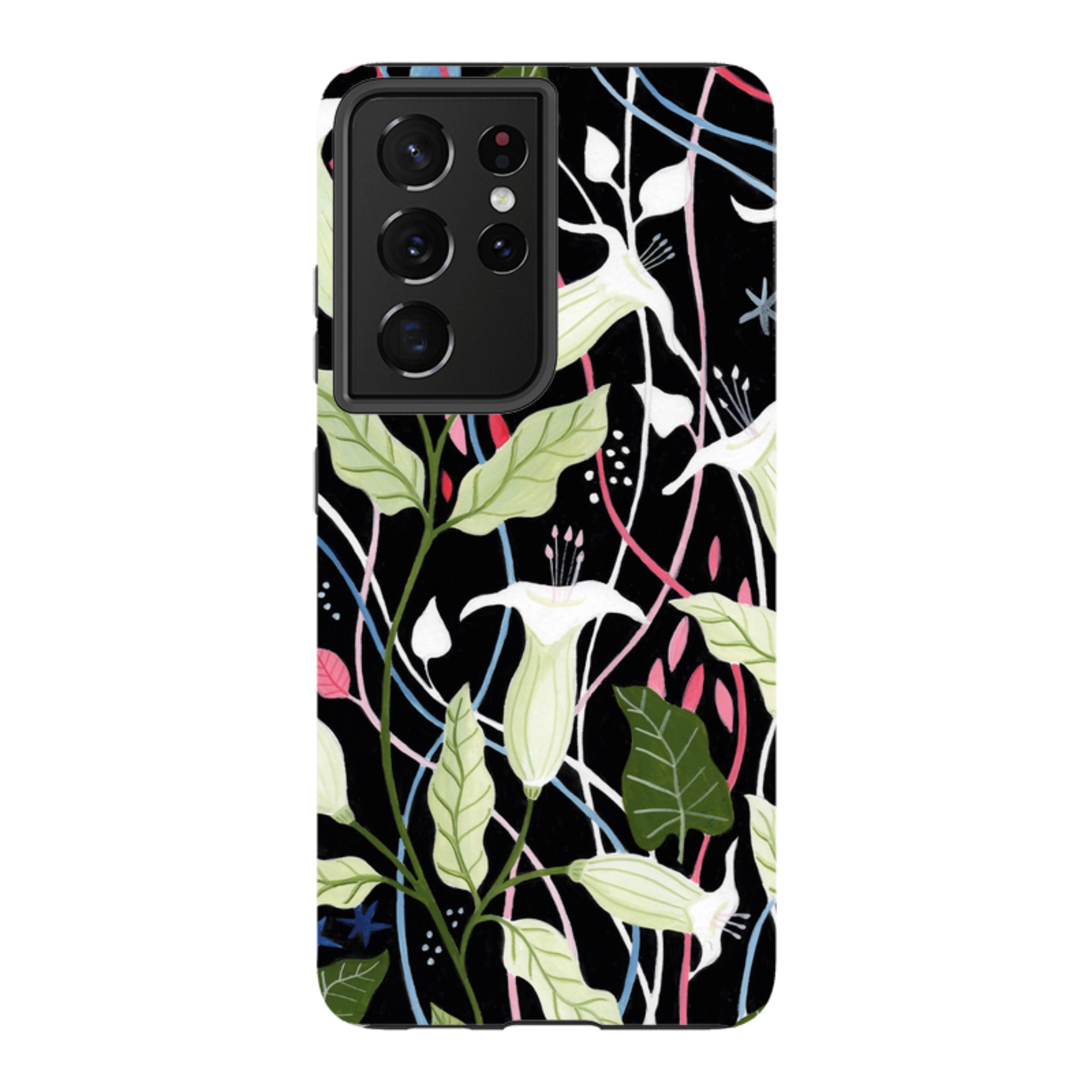 Samsung Tough Case - Trumpet Flowers By Bex Parkin