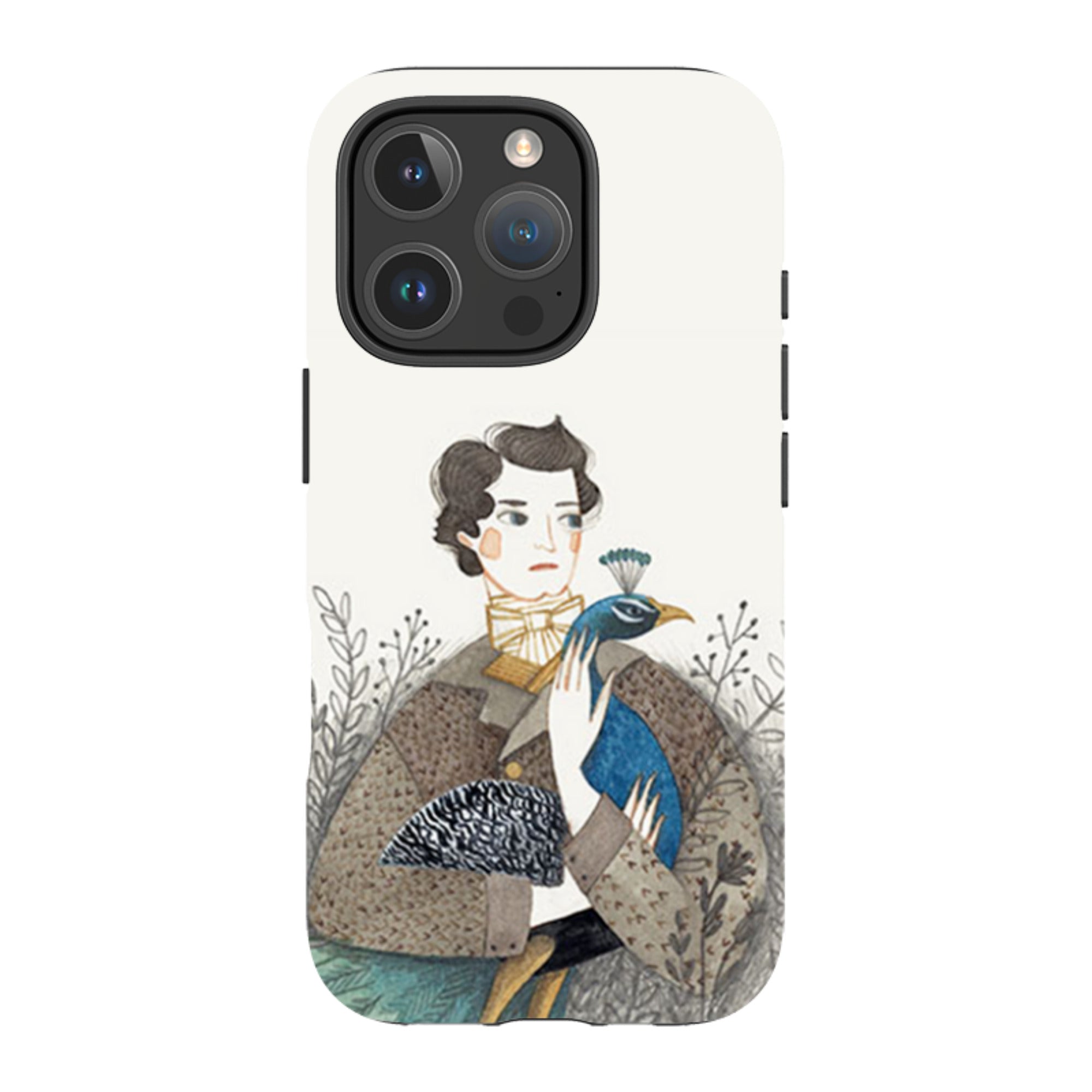iPhone MagSafe Tough Case - Man With Peacock By Meghann Rader