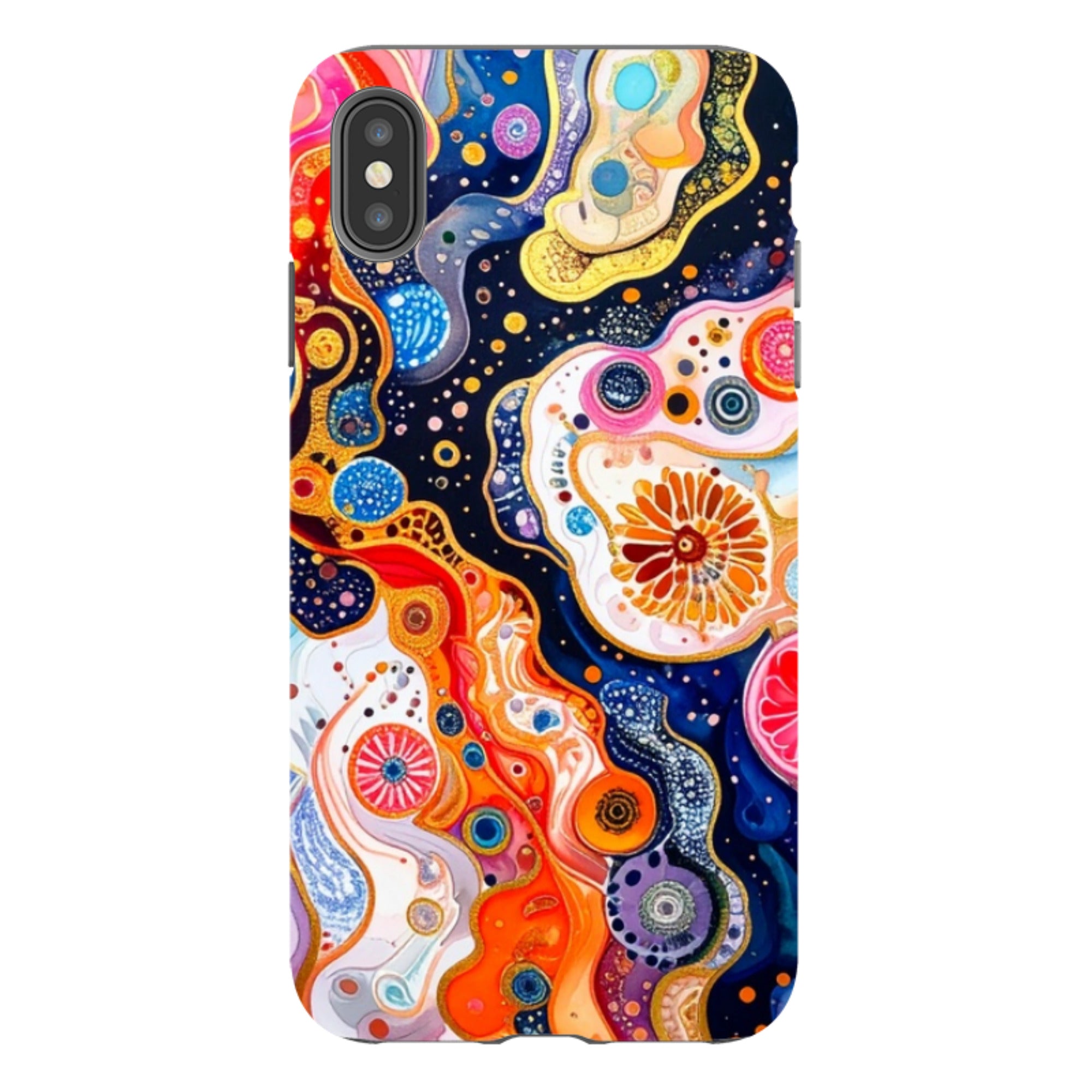 iPhone Tough Case - Cloud Marble