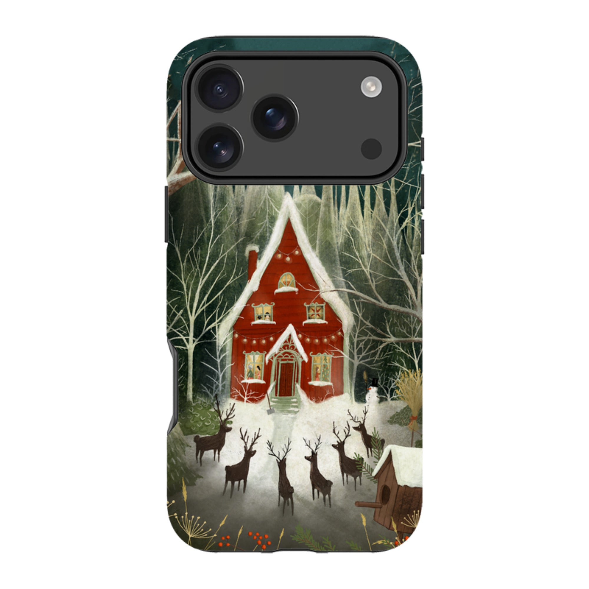 iPhone MagSafe Tough Case - Christmas Garden Night By Maja Lindberg