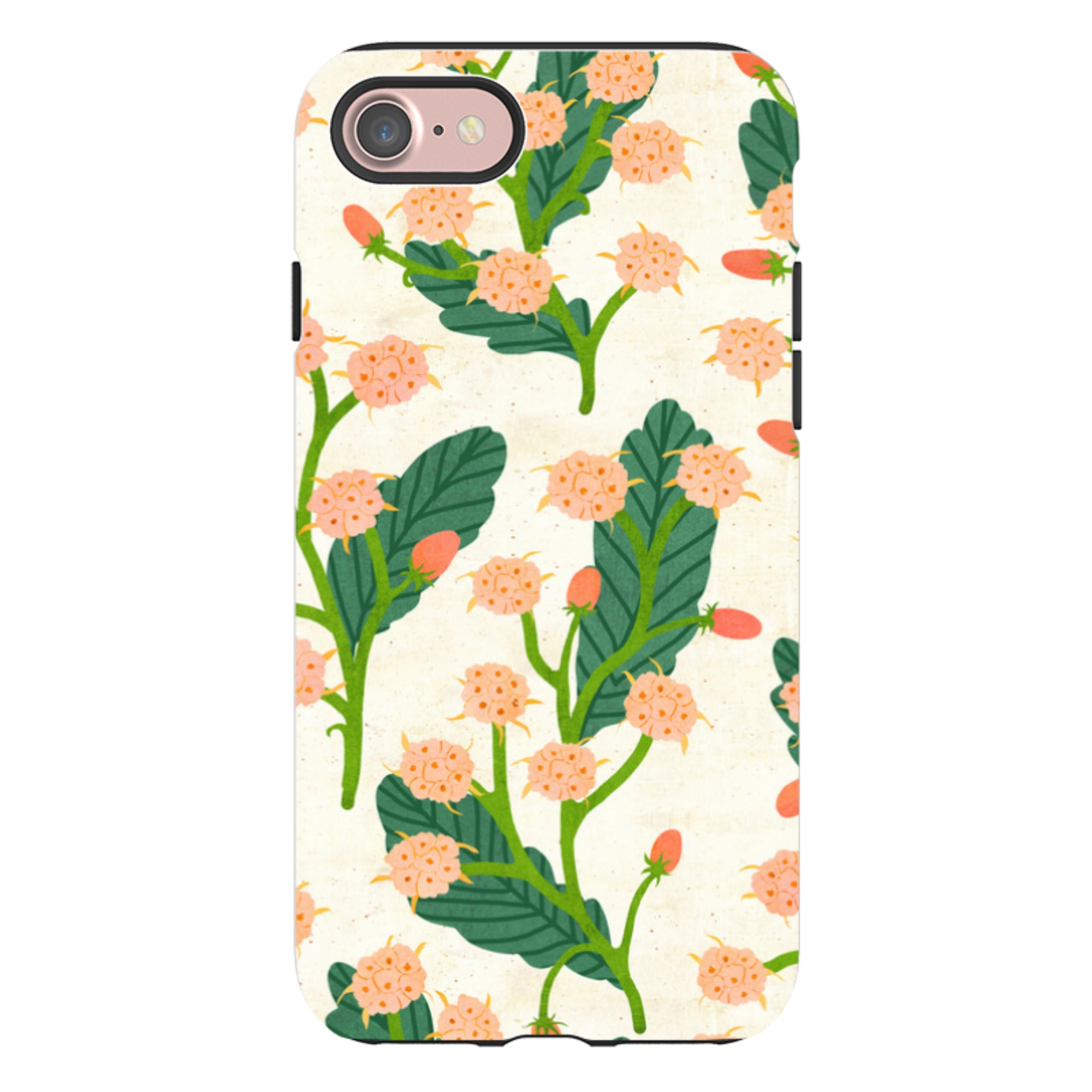 iPhone Tough Case - Summer Seeds Cream By Katherine Quinn