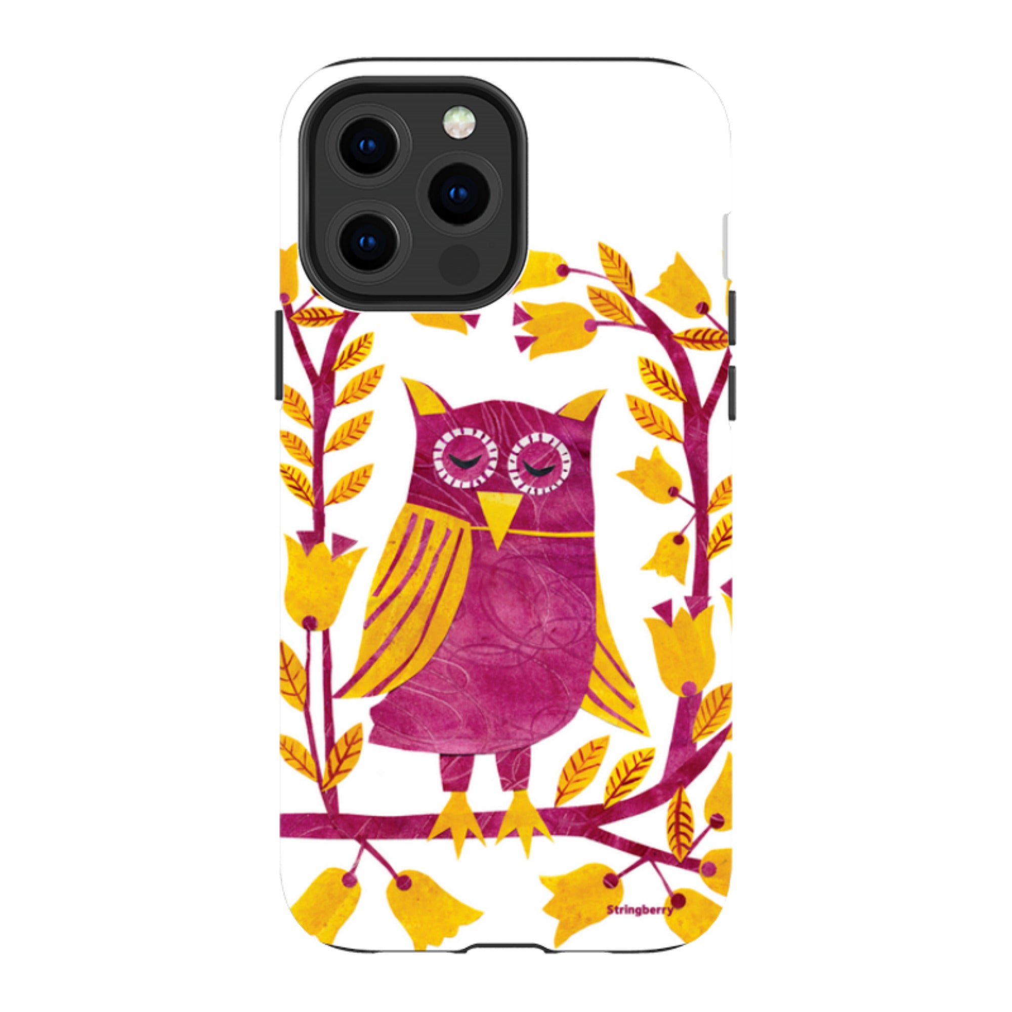 iPhone Tough Case - Folk Owl By Tracey English