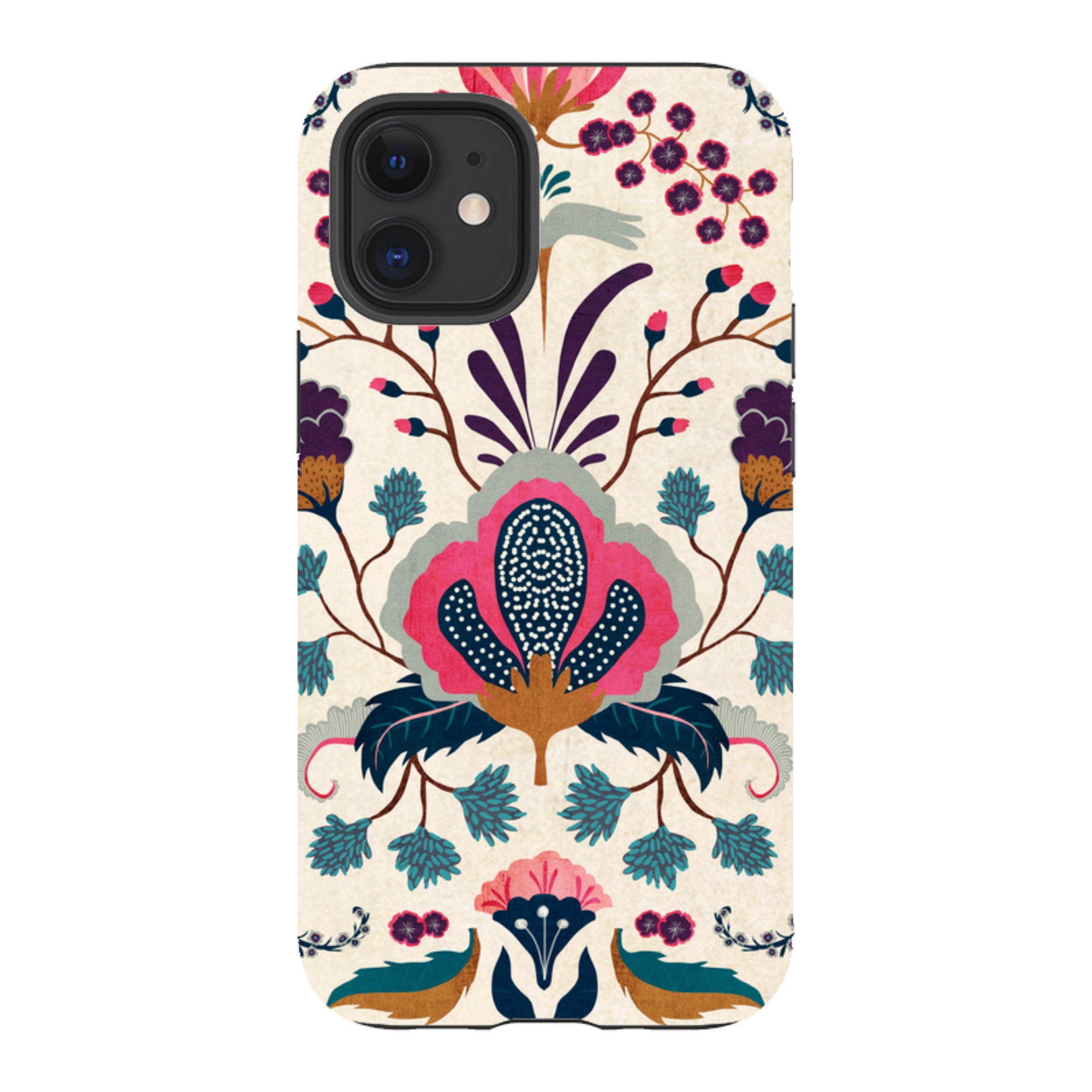 iPhone Tough Case - Folk Floral By Katherine Quinn