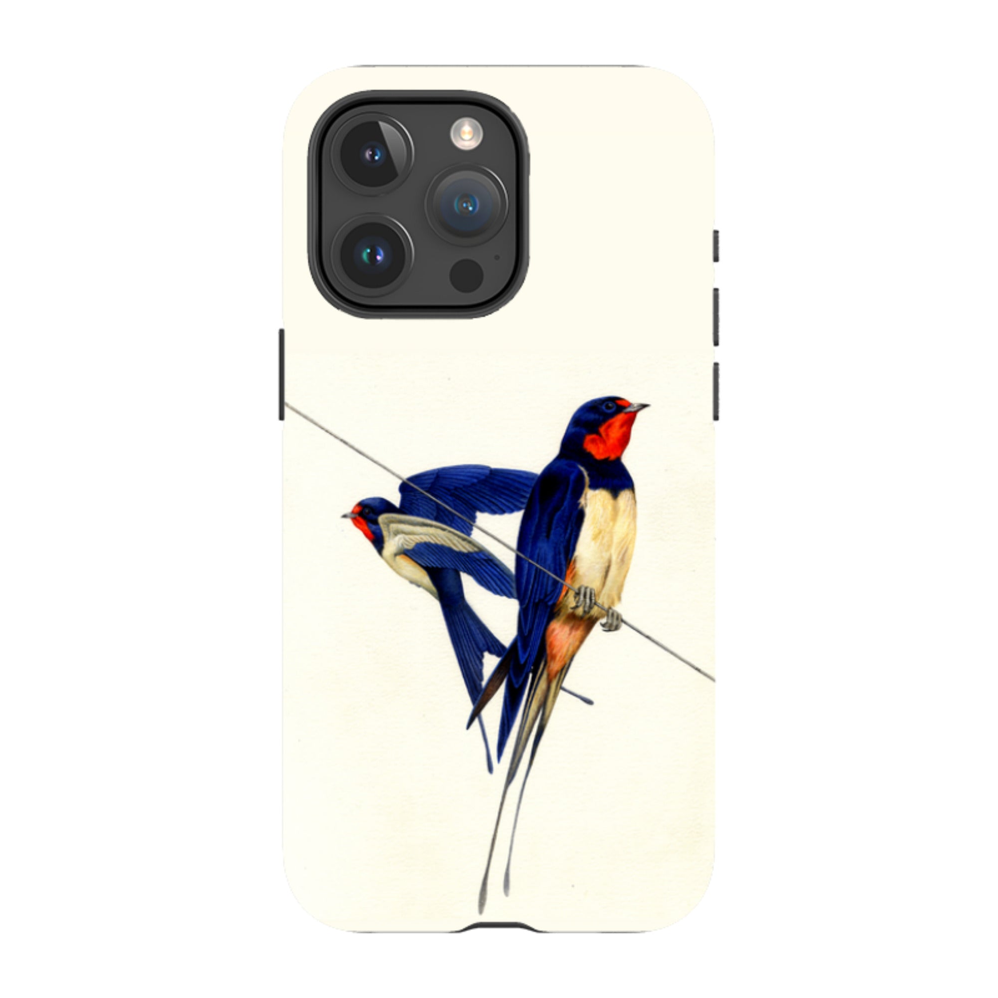 iPhone Tough Case - Swallows By Philip Hood