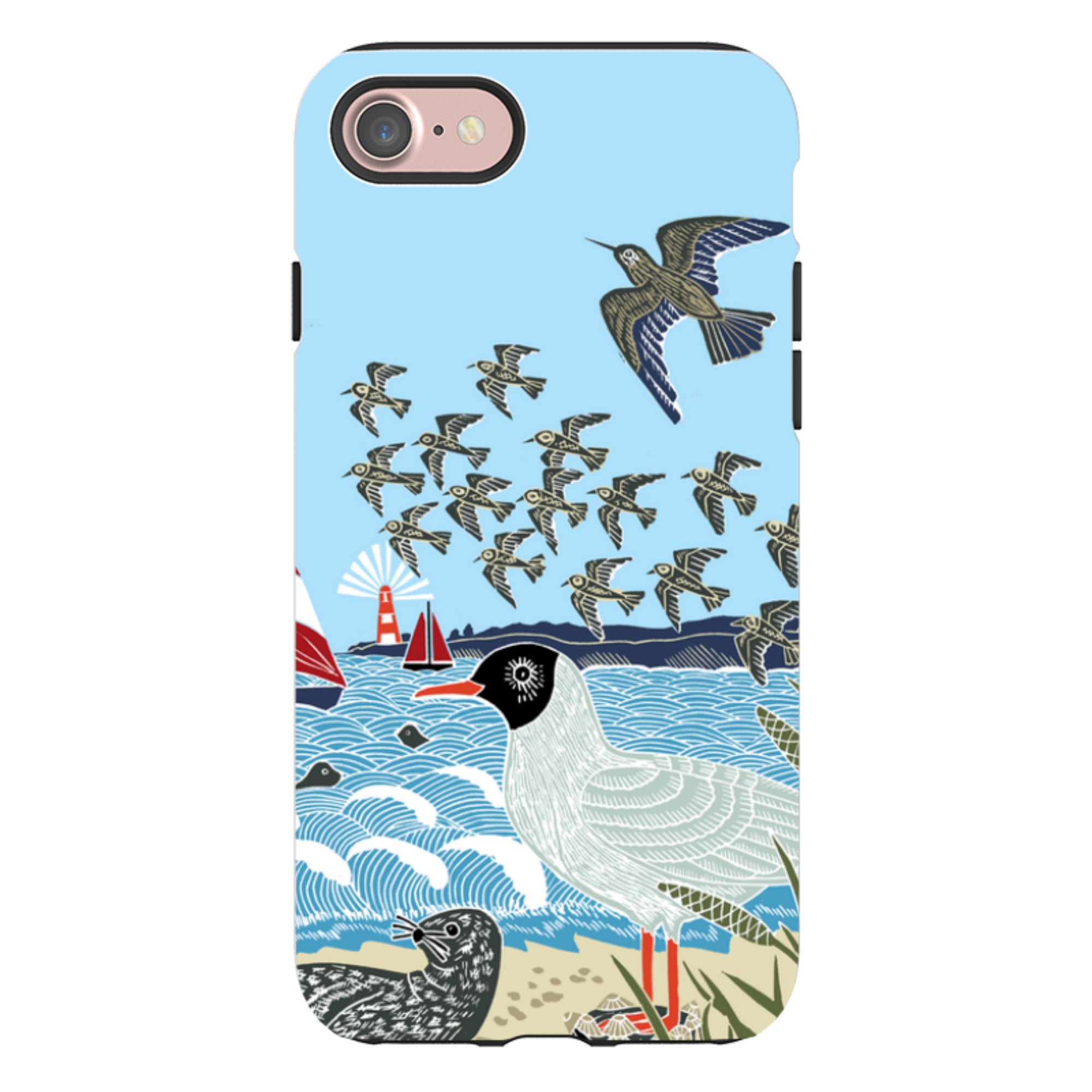 iPhone Case - Seagulls and Seals By Kate Heiss
