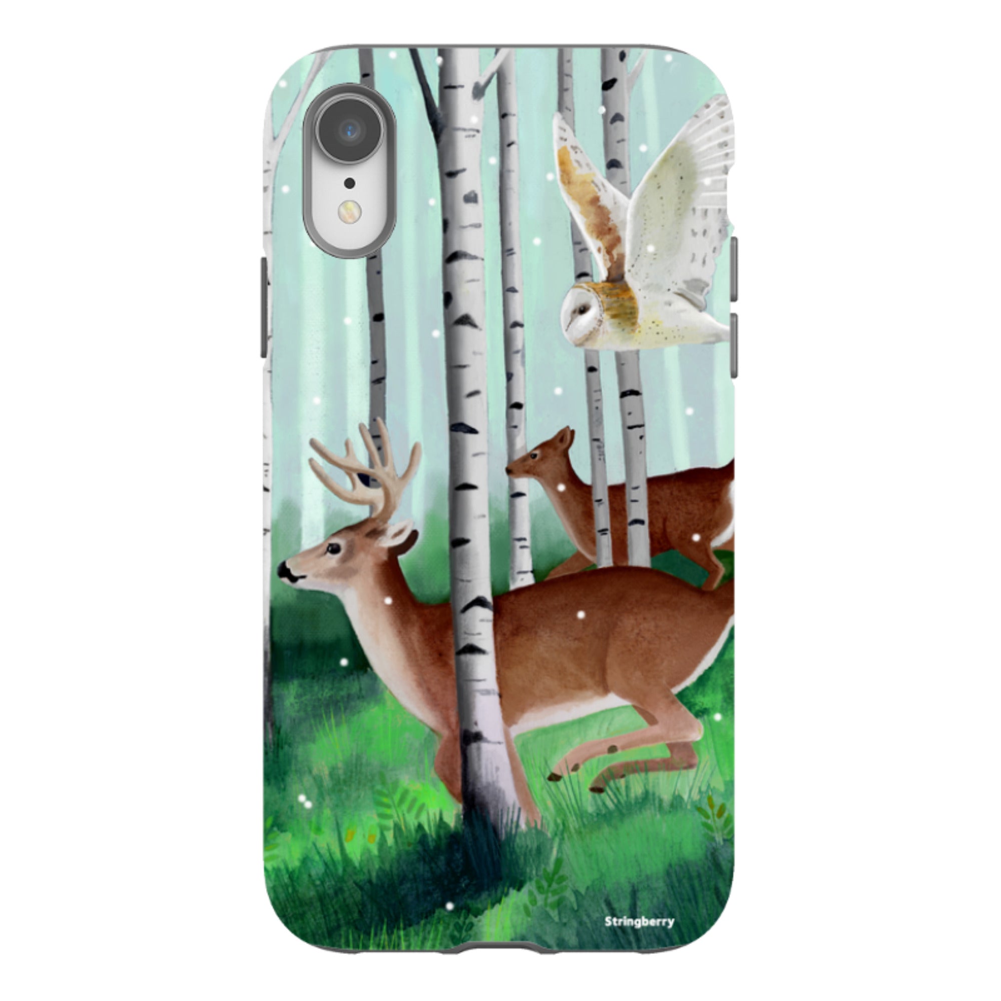 iPhone Tough Case - Winter Woods By Bex Parkin