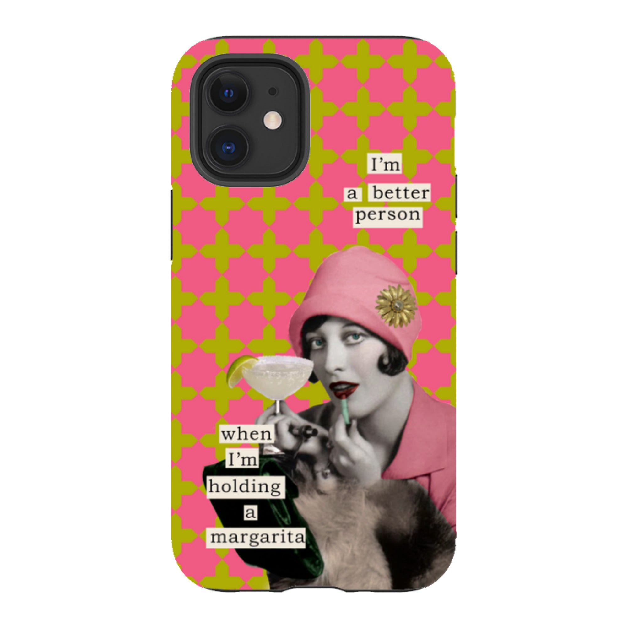 iPhone Tough Case - I'm A Better Person By Clare Jordan