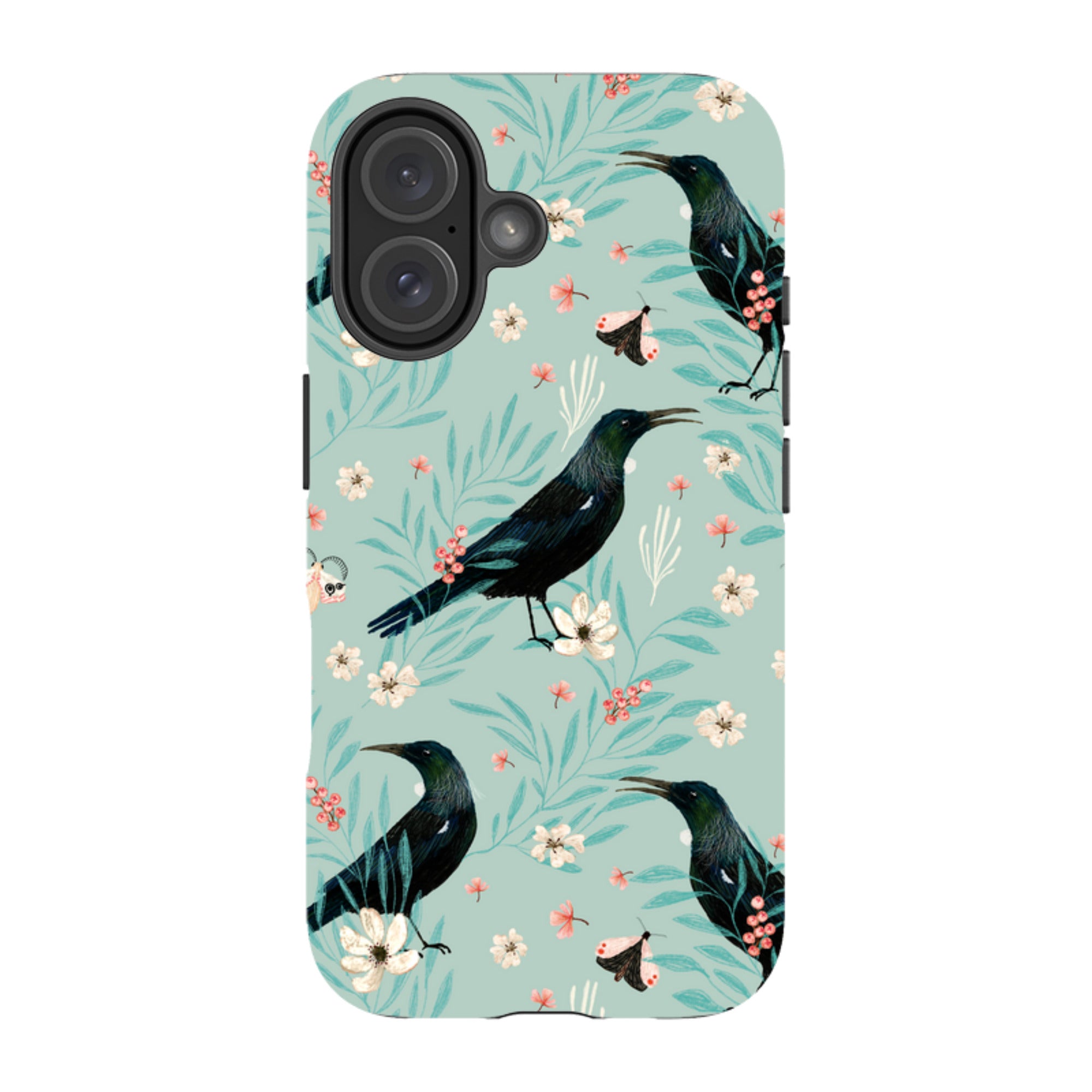 iPhone Tough Case - Tui Light Blue By Katherine Quinn