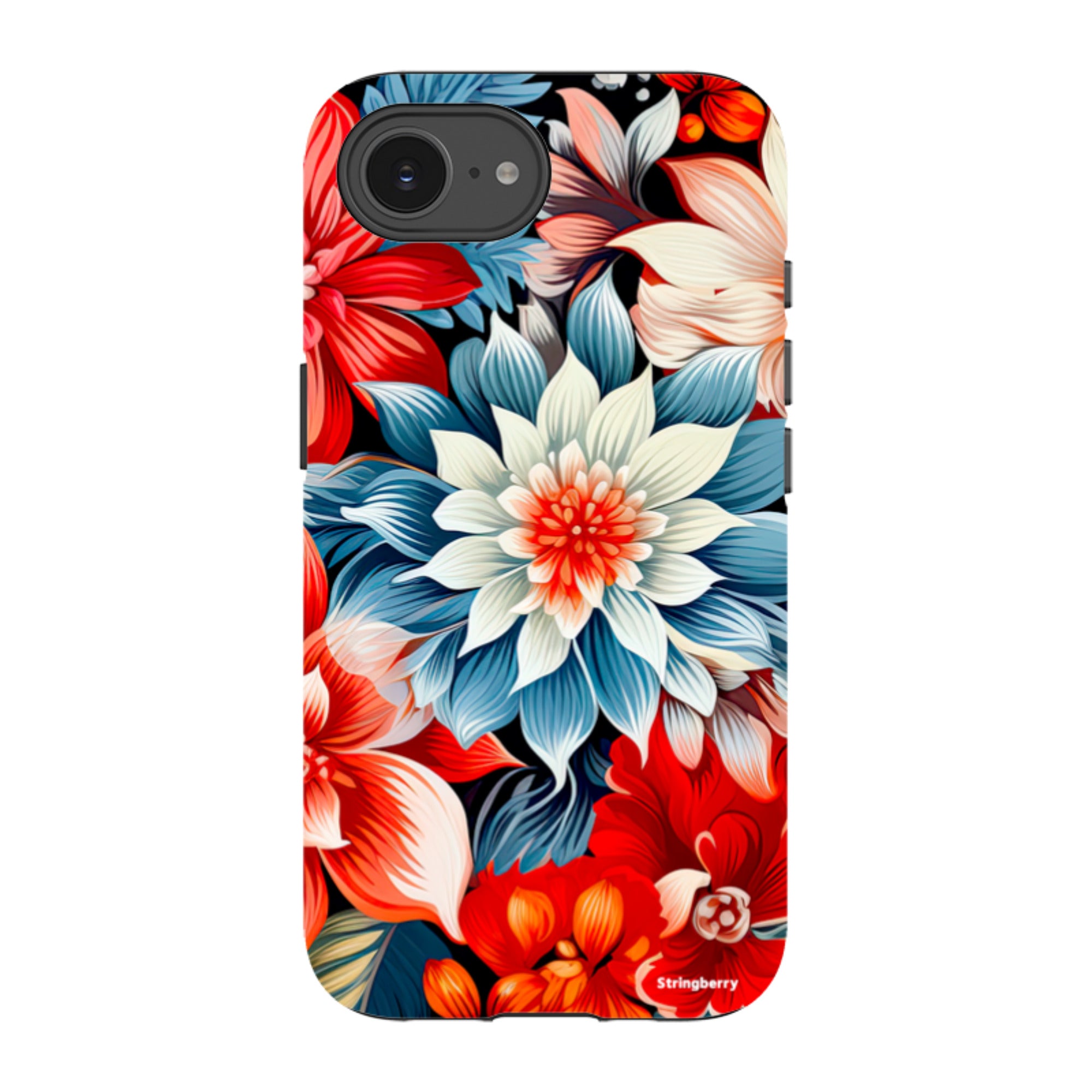 iPhone Tough Case - Red Bells II