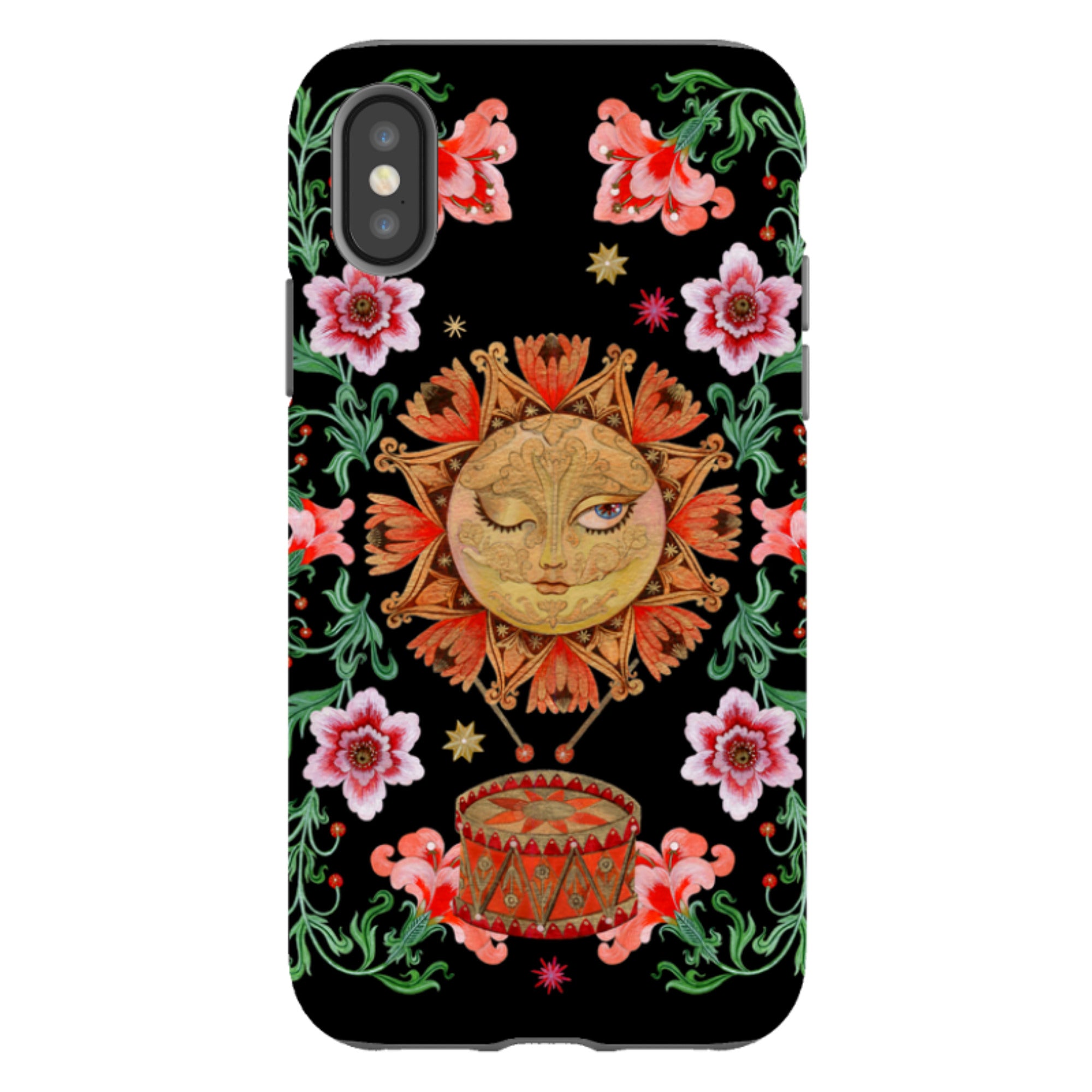 iPhone Tough  Case - Twelve Drummers Drumming By Maria Matos
