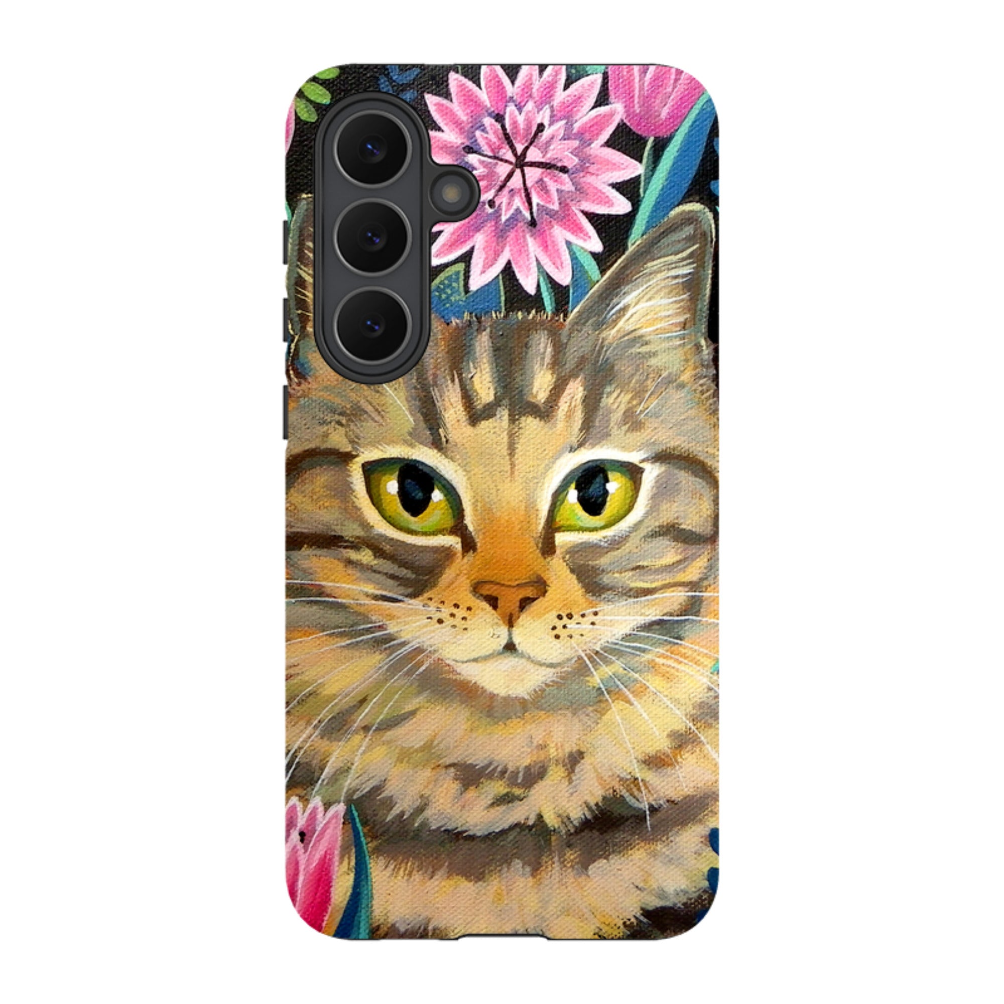 Samsung Tough Case - Tabby Cat By Mary Stubberfield