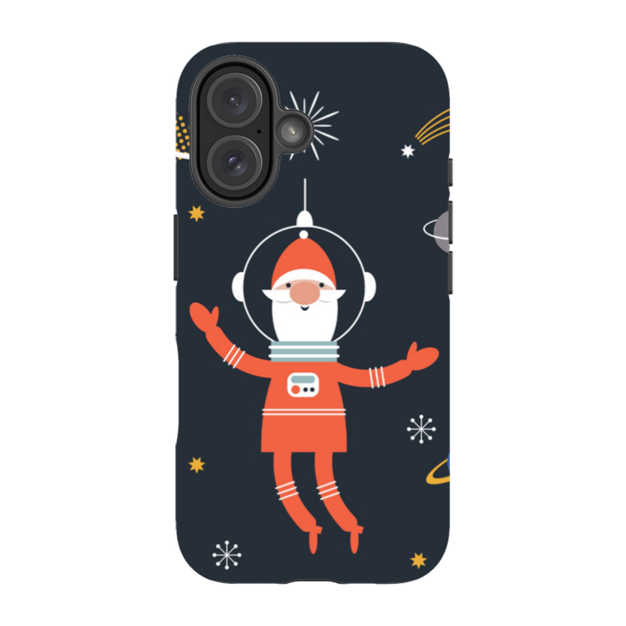 iPhone Tough Case - Cosmic Santa
