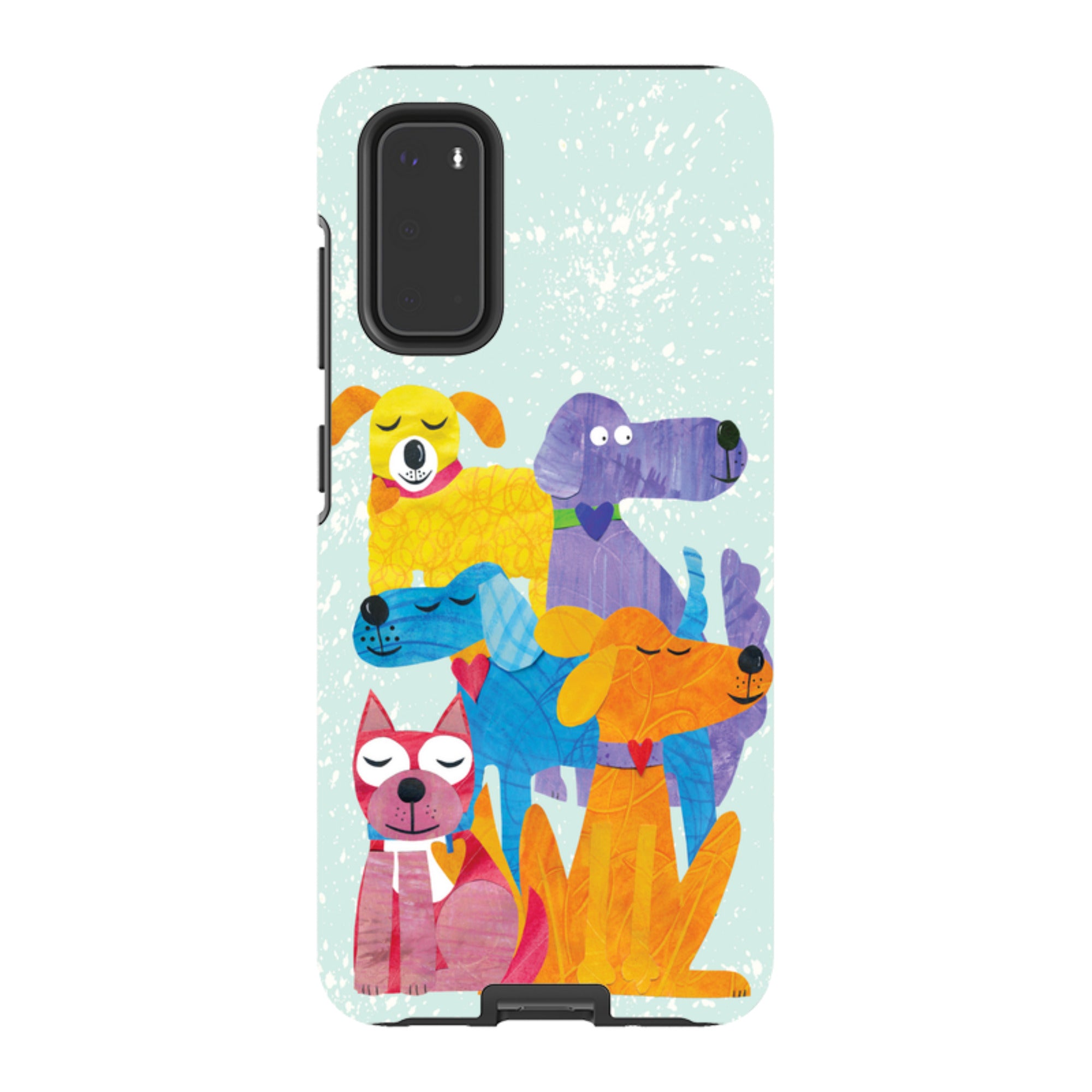 Samsung Tough Case - Patch Work Pups By Tracey English