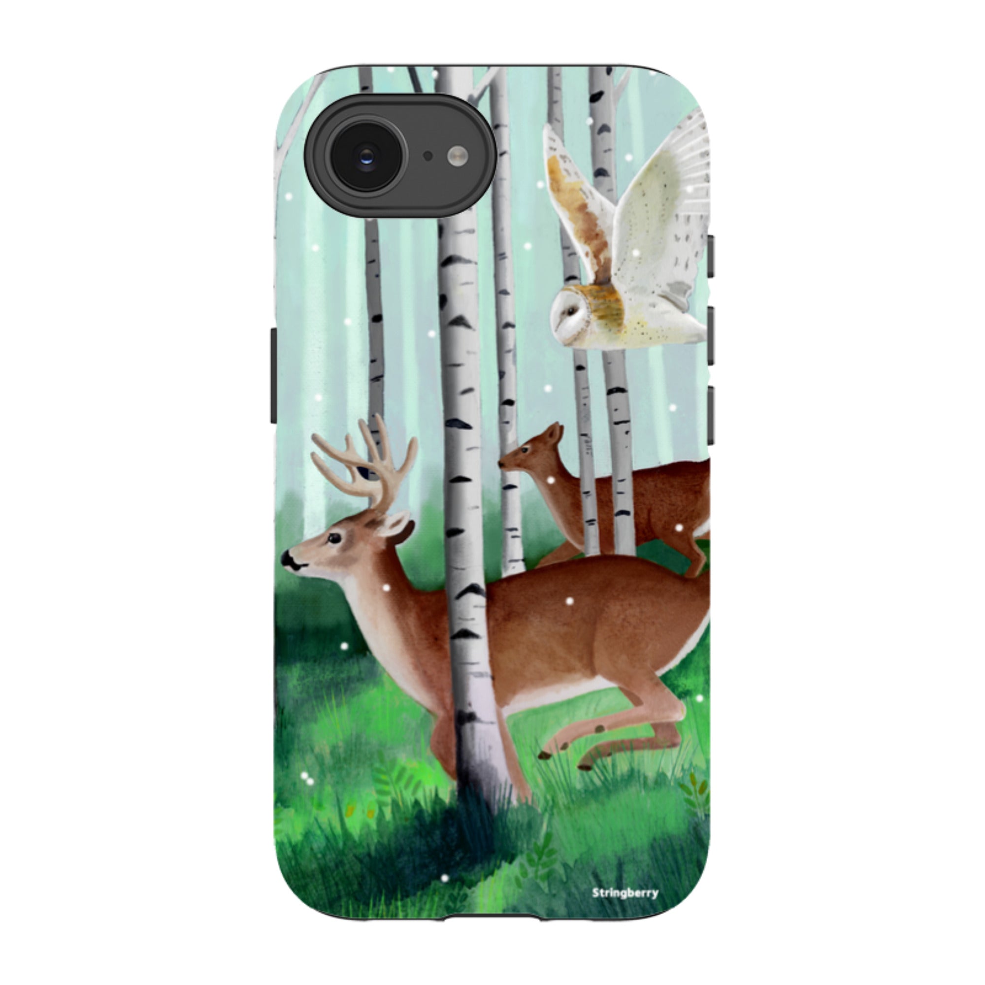 iPhone Tough Case - Winter Woods By Bex Parkin