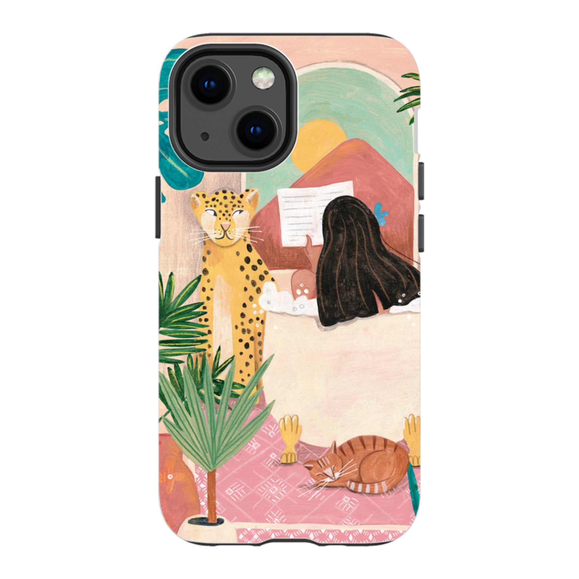 iPhone Tough Case - Bath Time By Caroline Bonne Muller