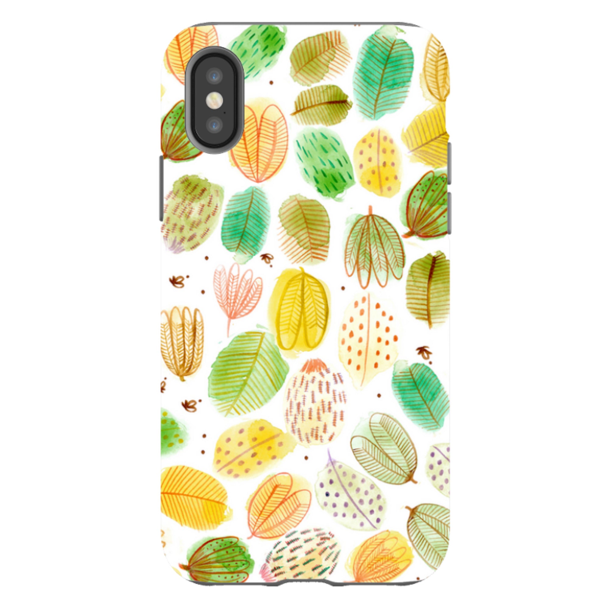 iPhone Tough Case - Leaves By Gabriela Larios