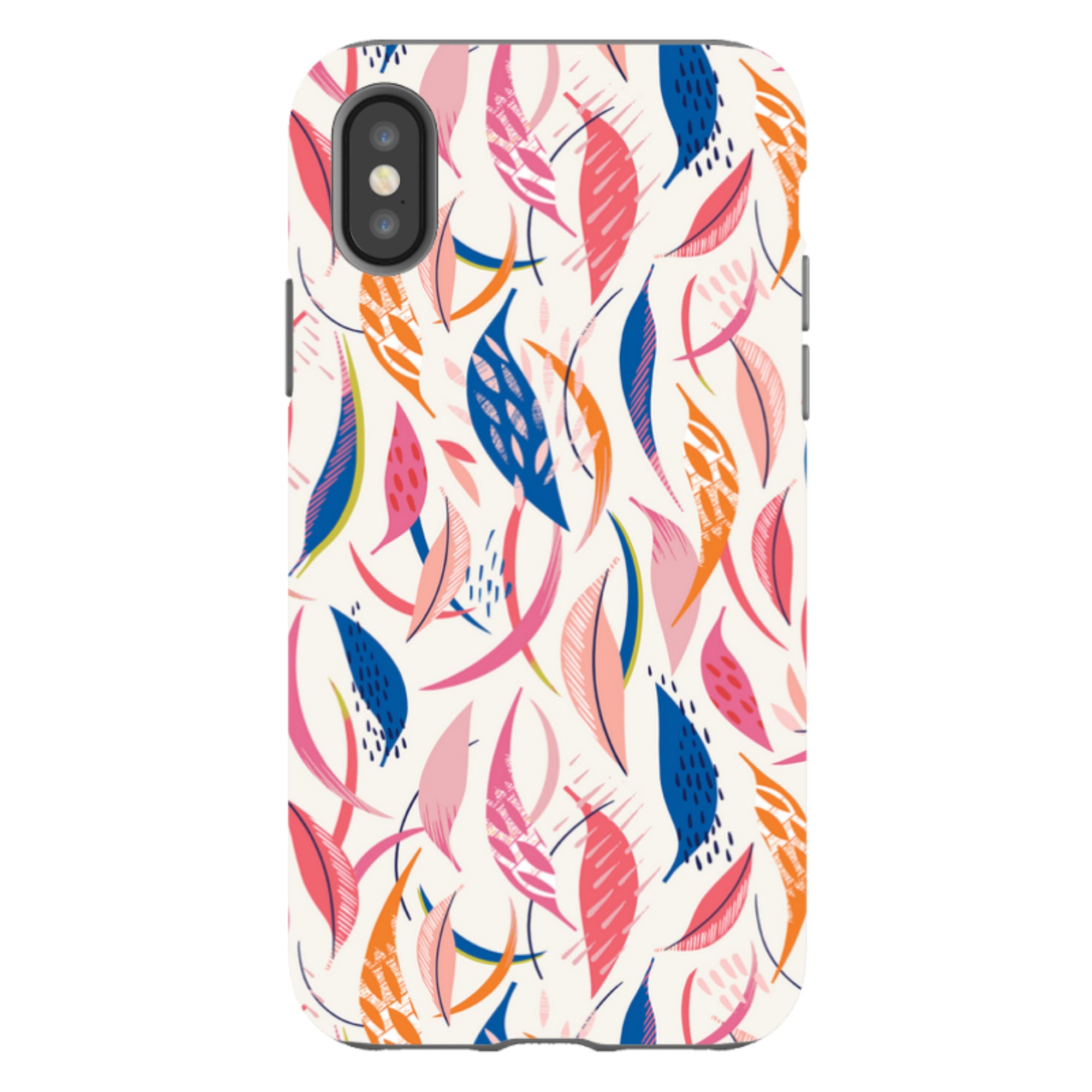 iPhone Tough Case - Flamingo Feathers By Ali Brookes