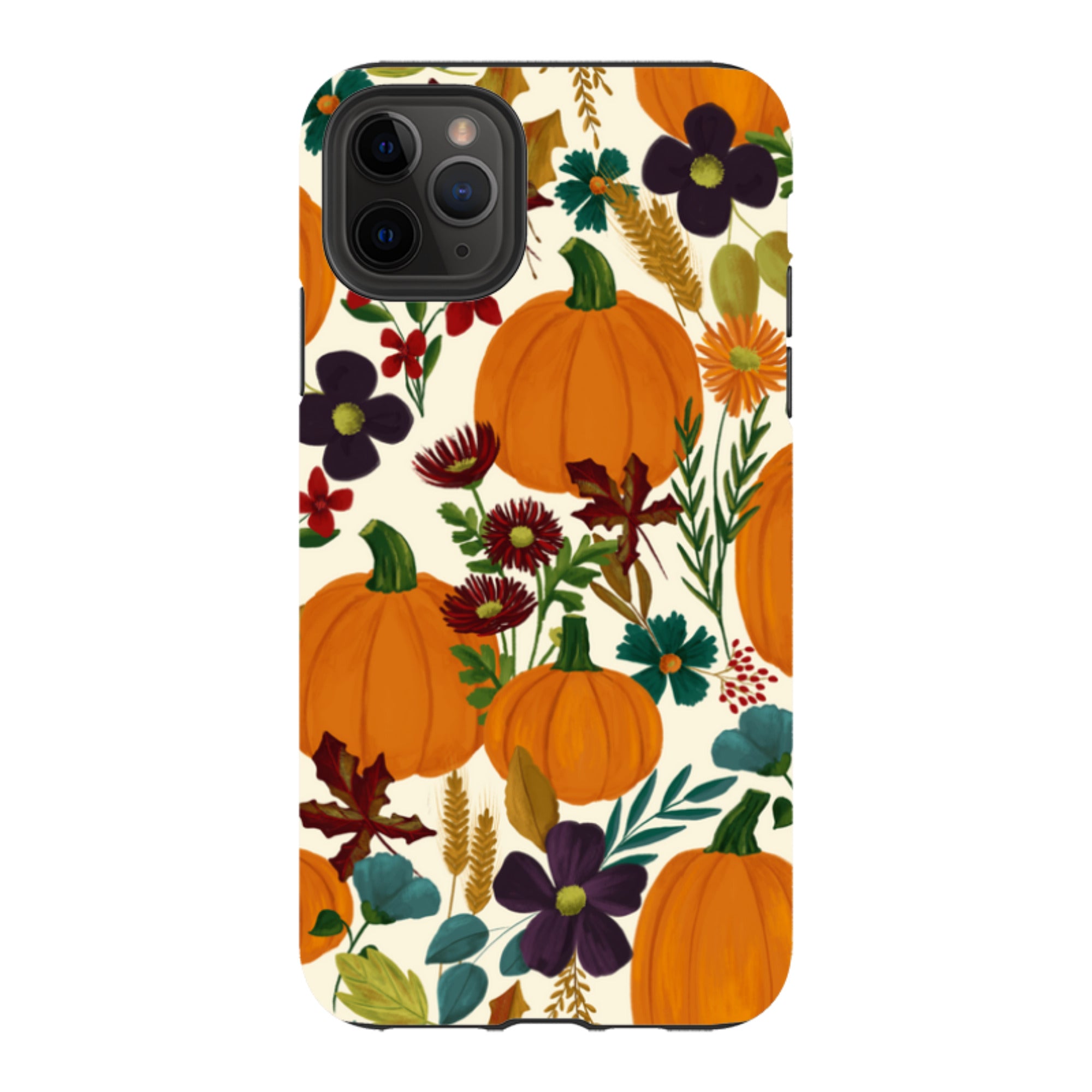iPhone Tough Case - Fall Pumpkins By Abby Jacobs