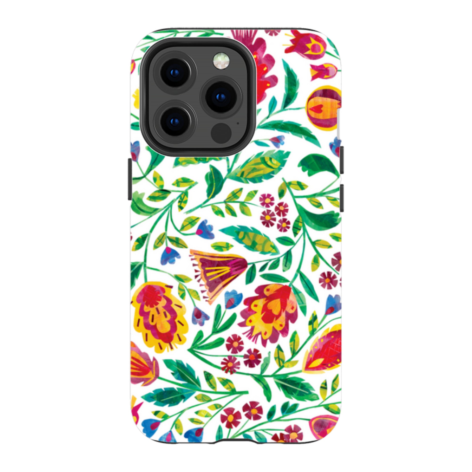 iPhone Tough Case - Folk Pattern By Tracey English