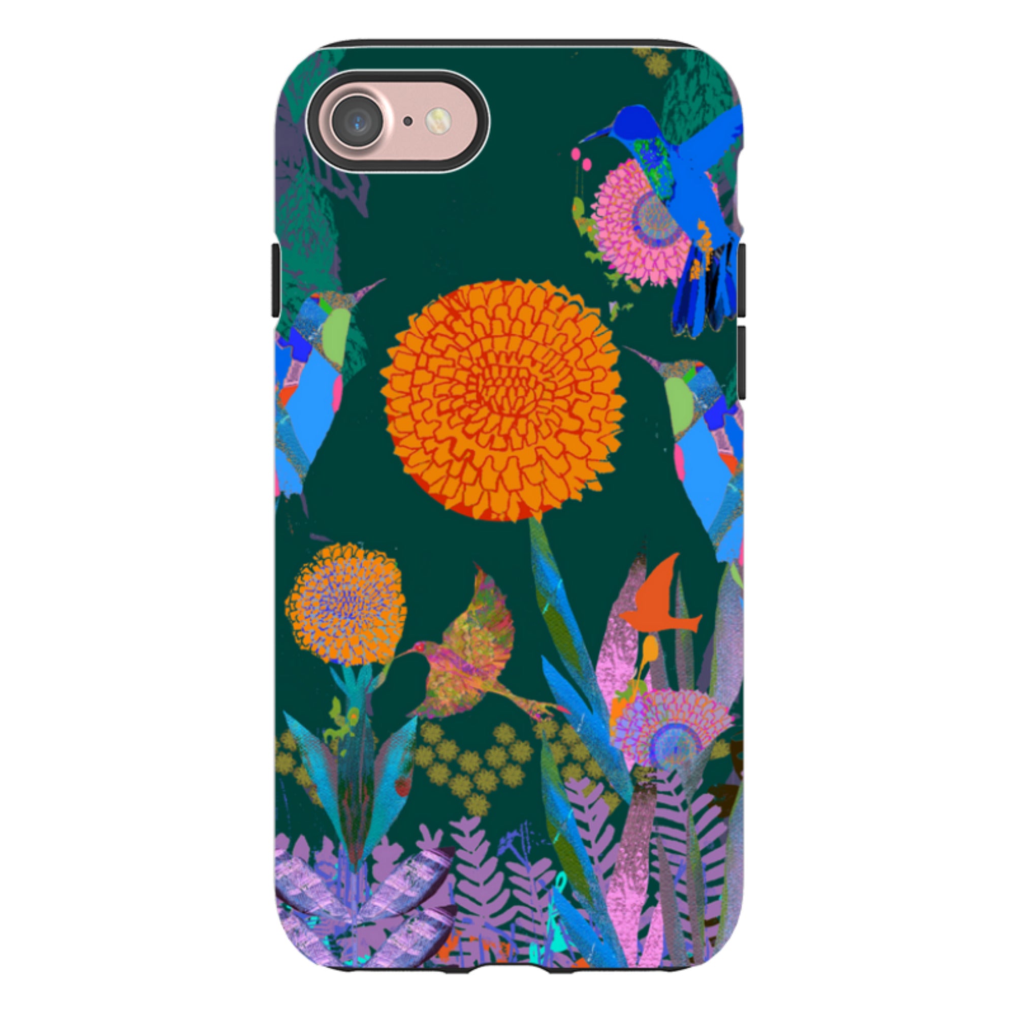 iPhone Tough Case - Hummingbird Forest By Tiffany Lynch