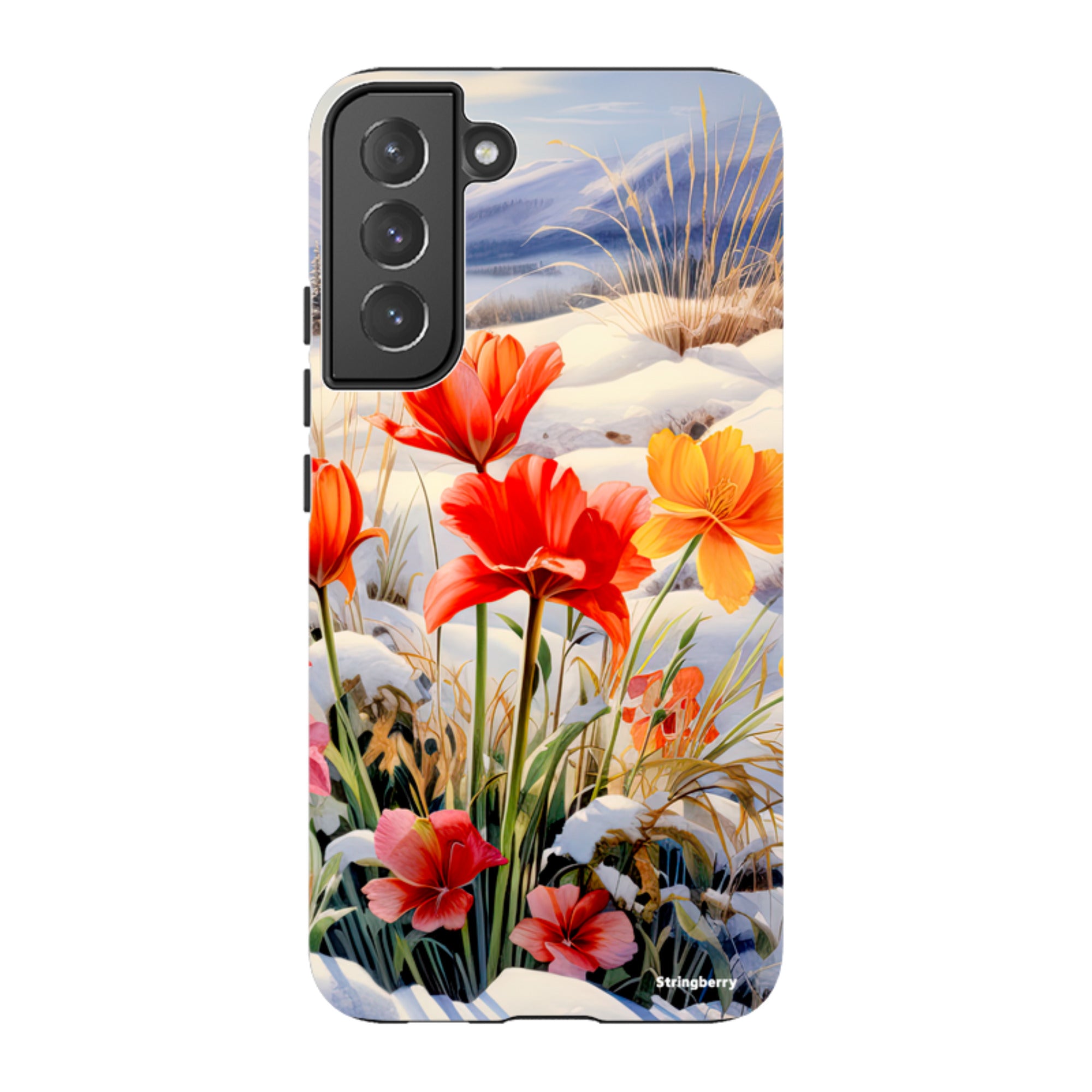 Samsung Tough Case - Winter Wild Flowers III