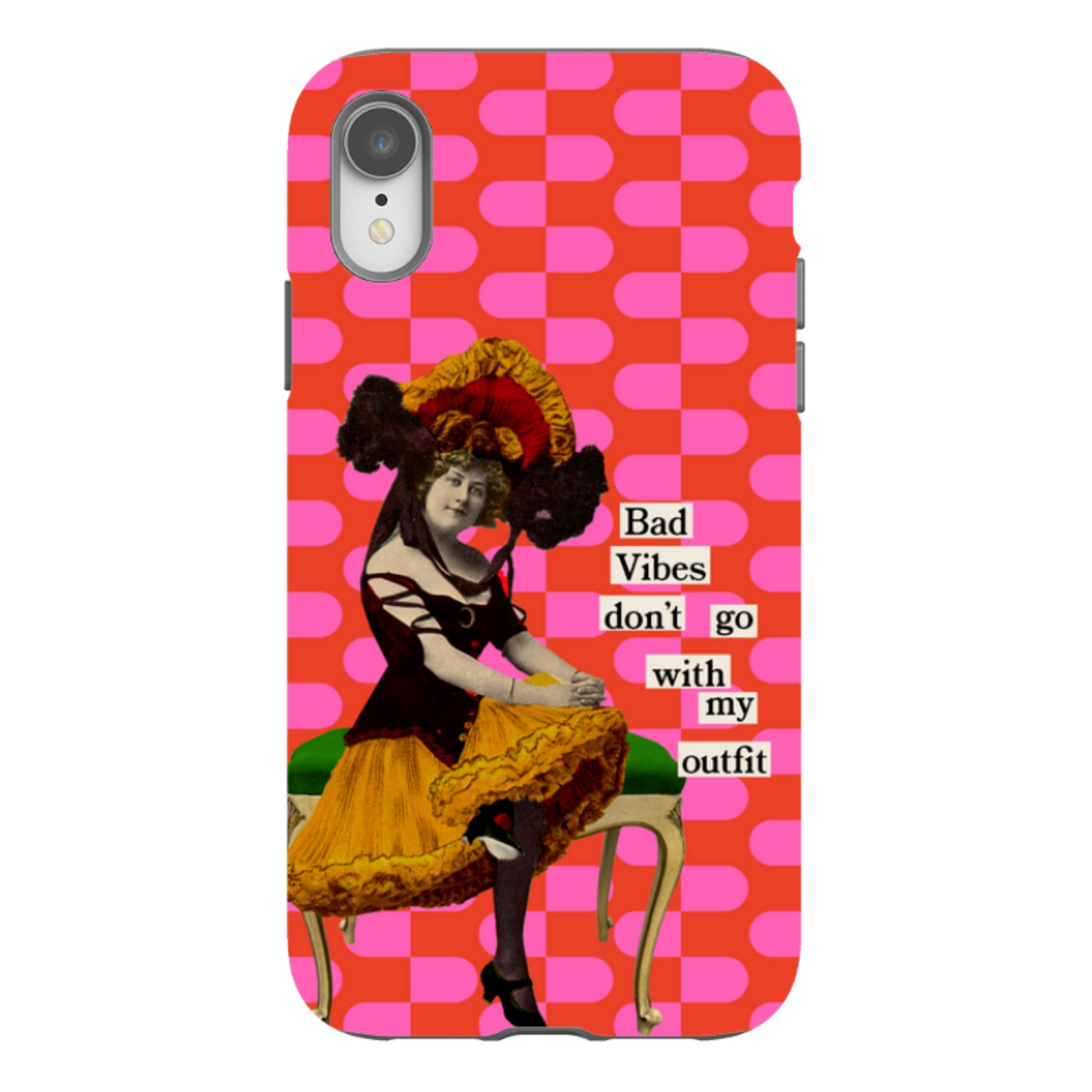 iPhone Tough Case - Bad Vibes By Clare Jordan