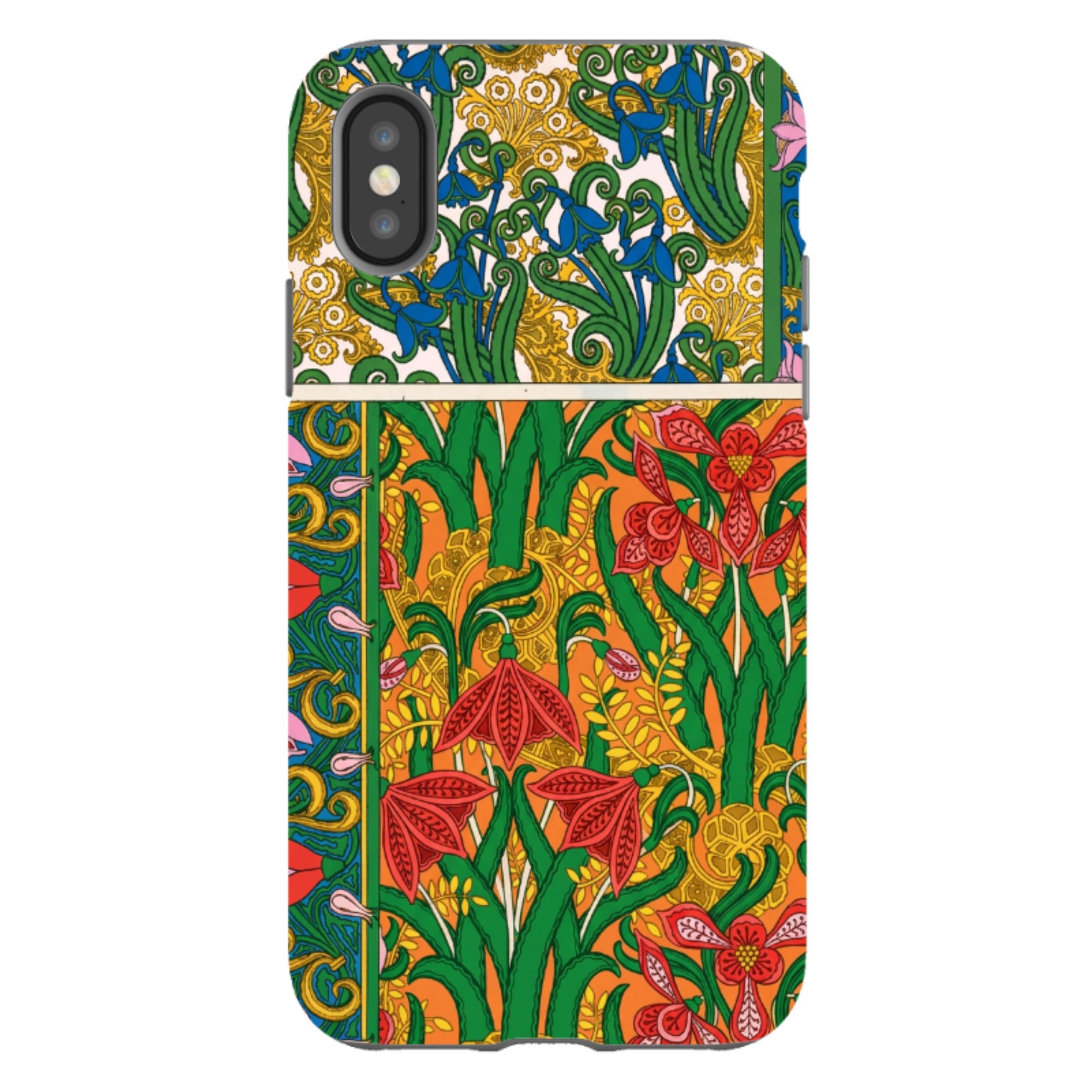 iPhone Tough Case - Vintage Art Nouveau Lily