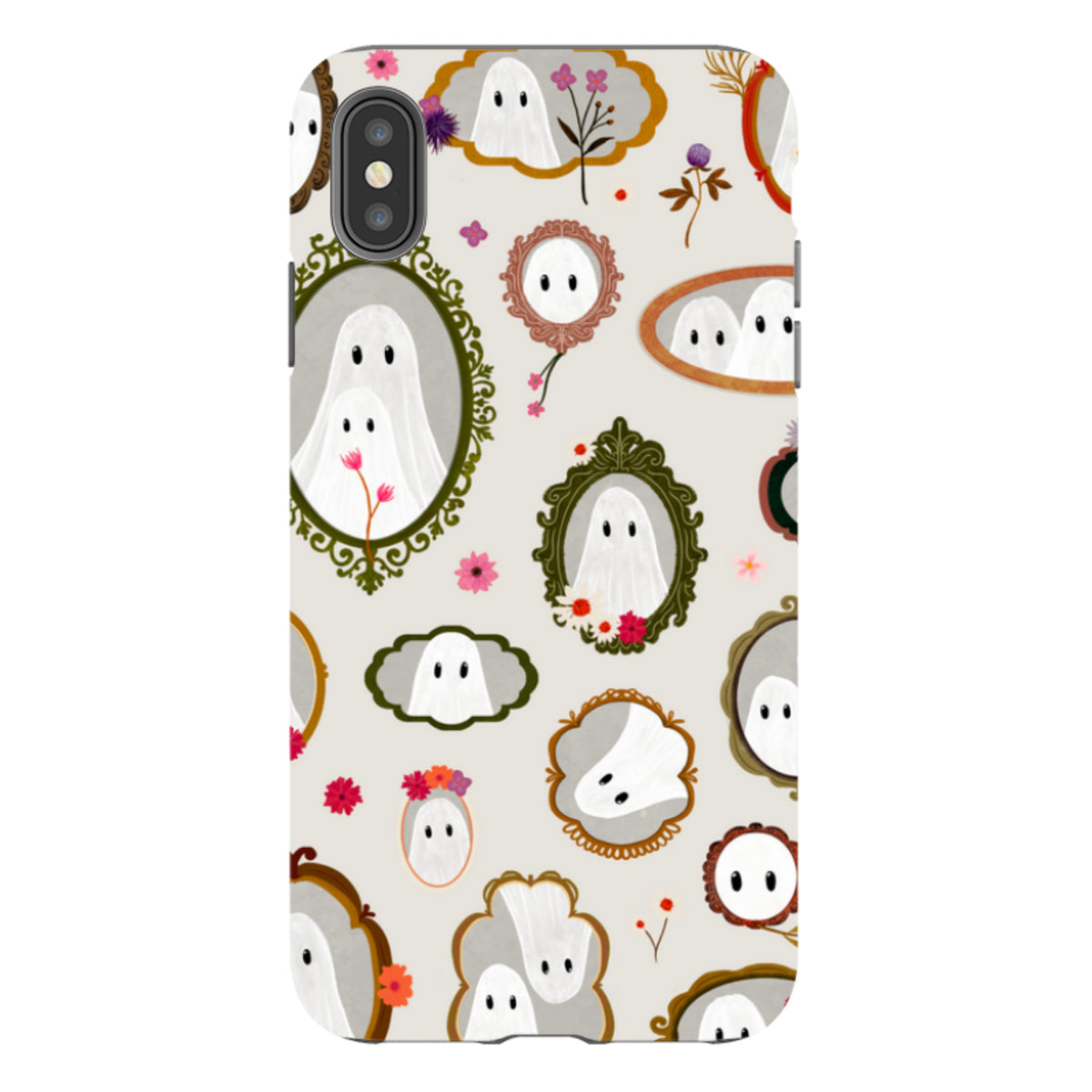 iPhone Tough Case - Framed Ghosts - Stone By Katherine Quinn