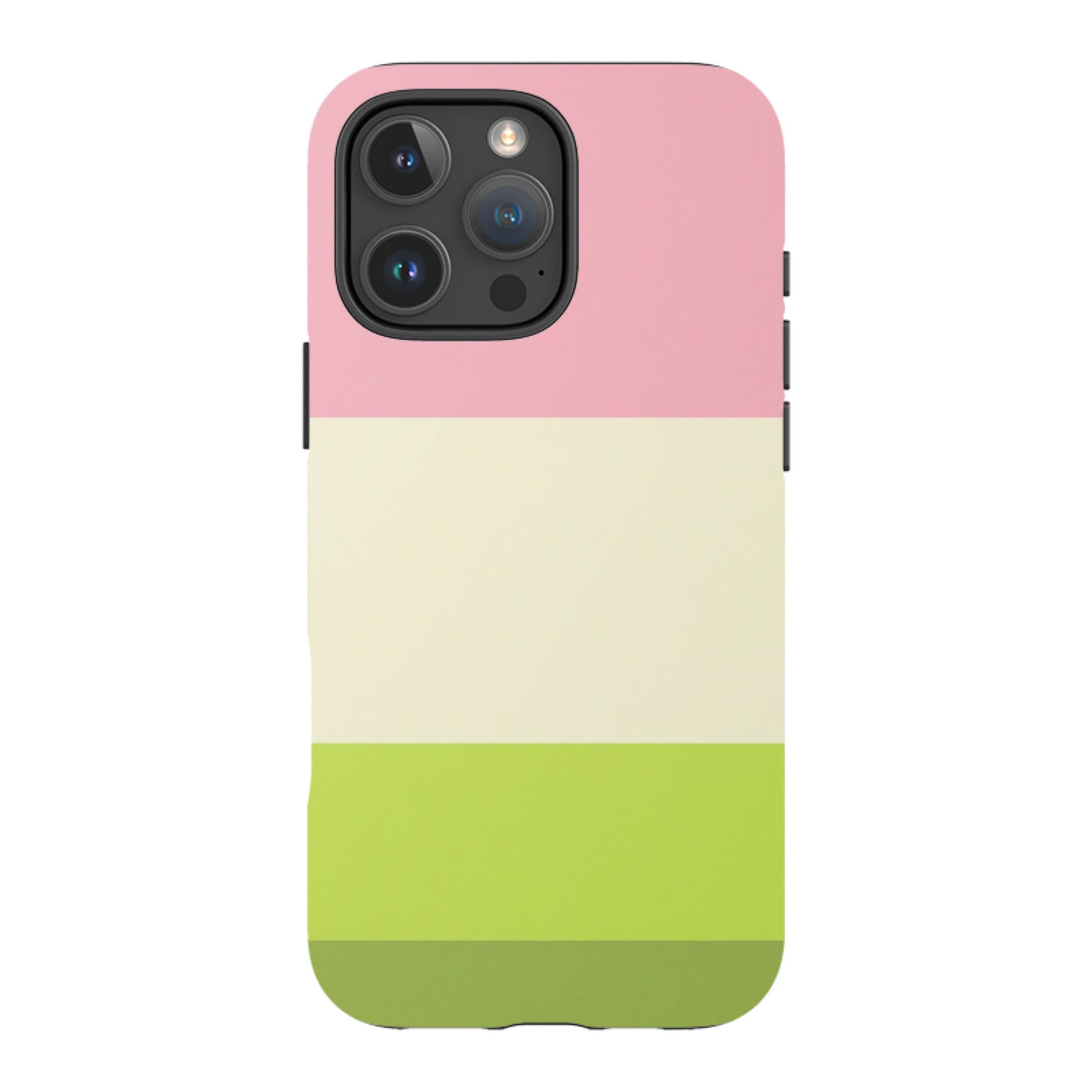 iPhone Tough Case - Pink & Sage Green