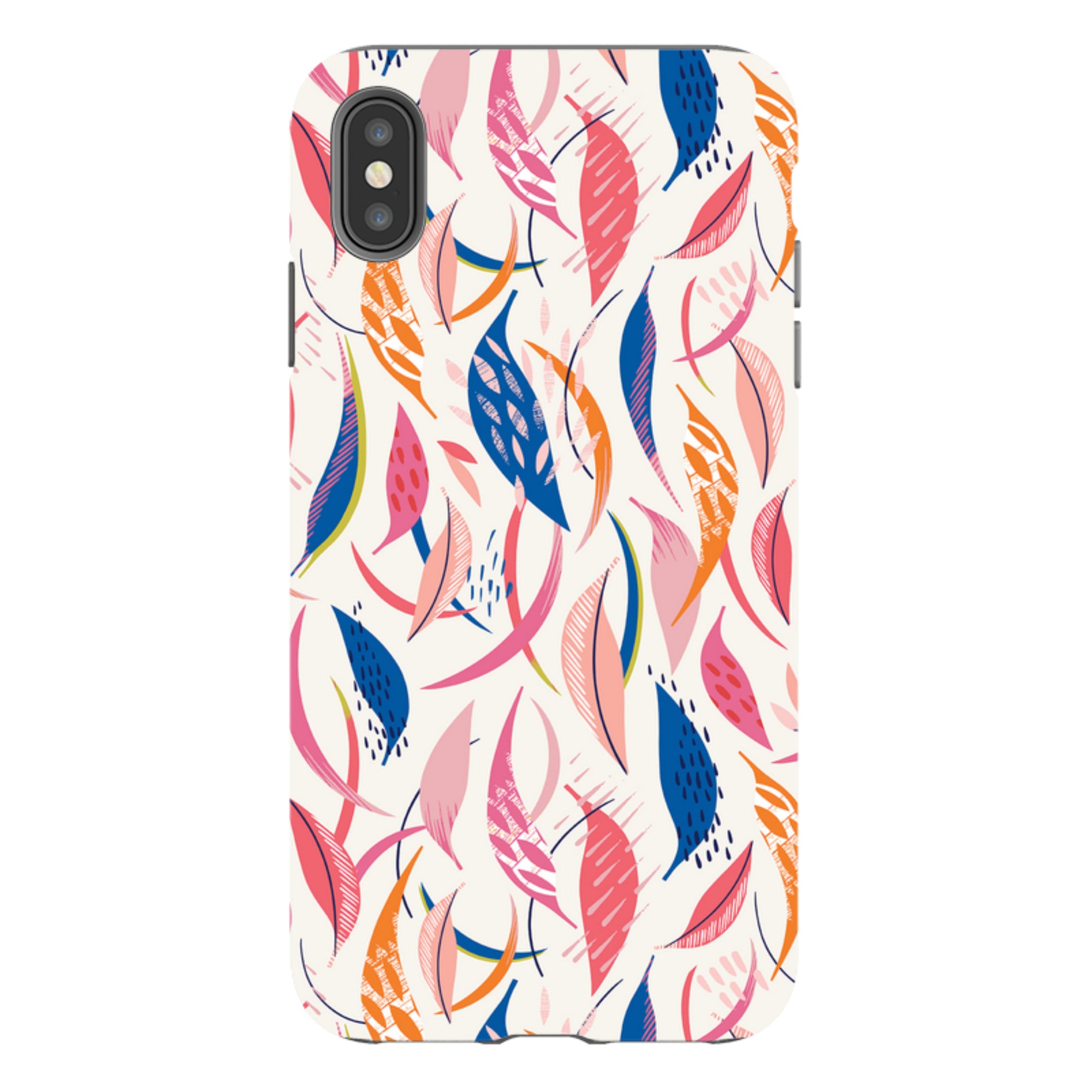 iPhone Tough Case - Flamingo Feathers By Ali Brookes