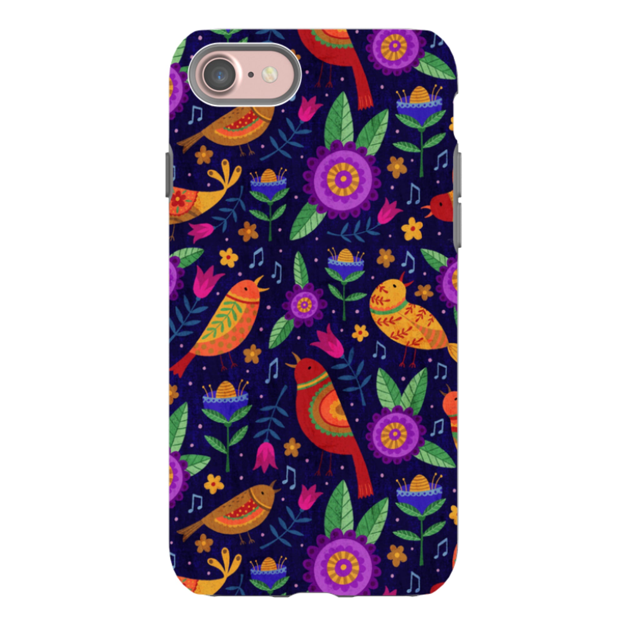 iPhone Tough Case - Bird Pattern VII By Suzy Taylor