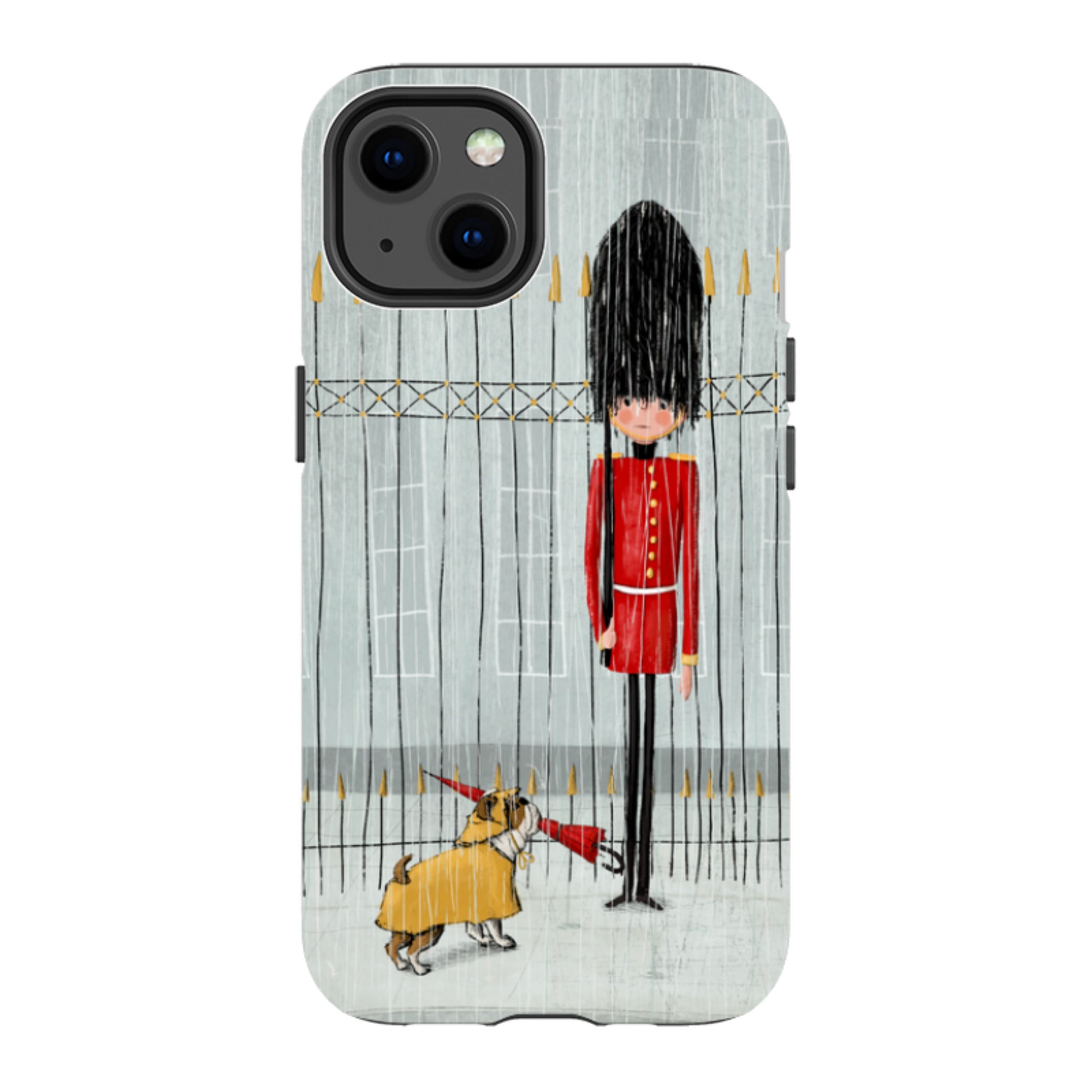 iPhone Tough Case - London In Rain By Maja Lindberg