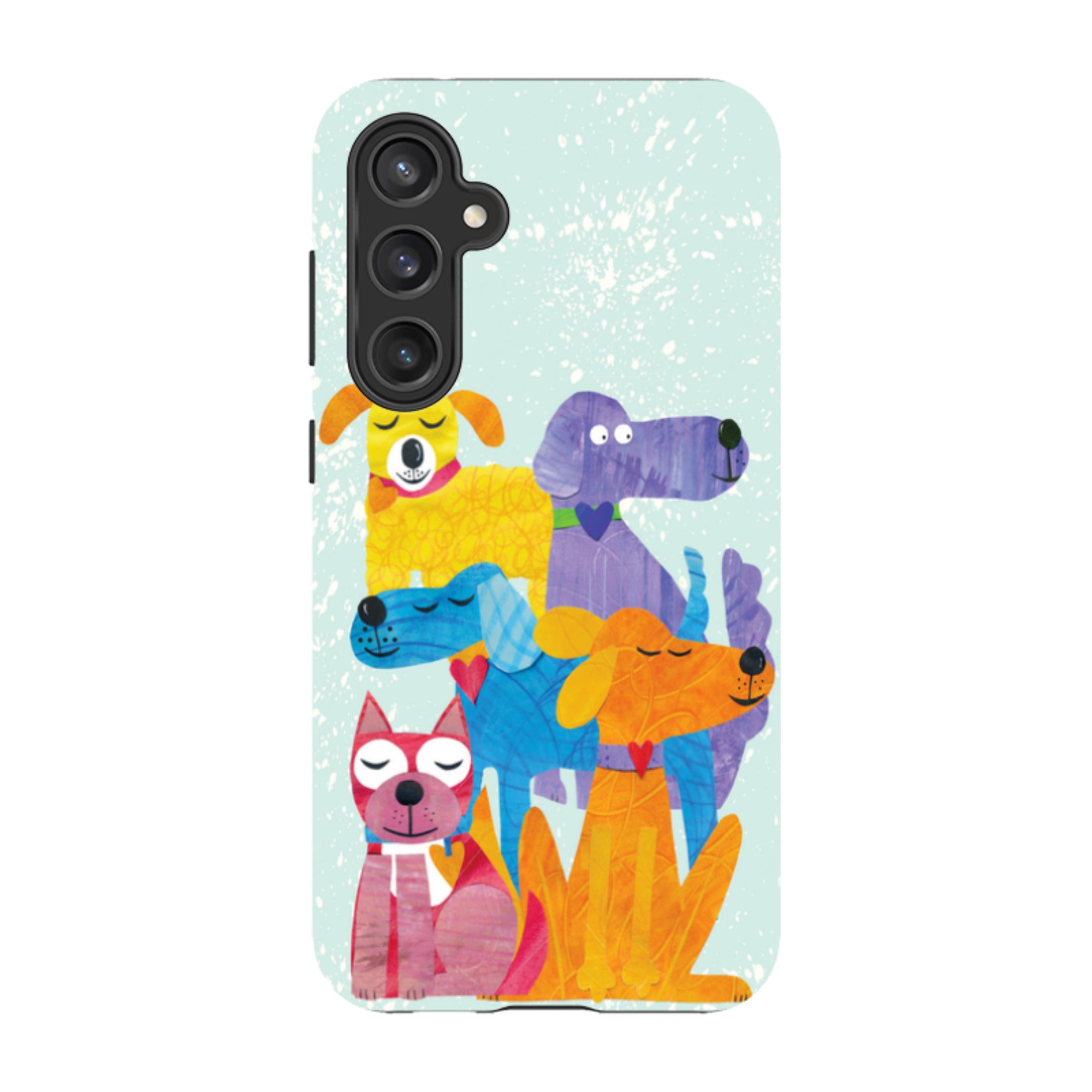 Samsung Tough Case - Patch Work Pups By Tracey English
