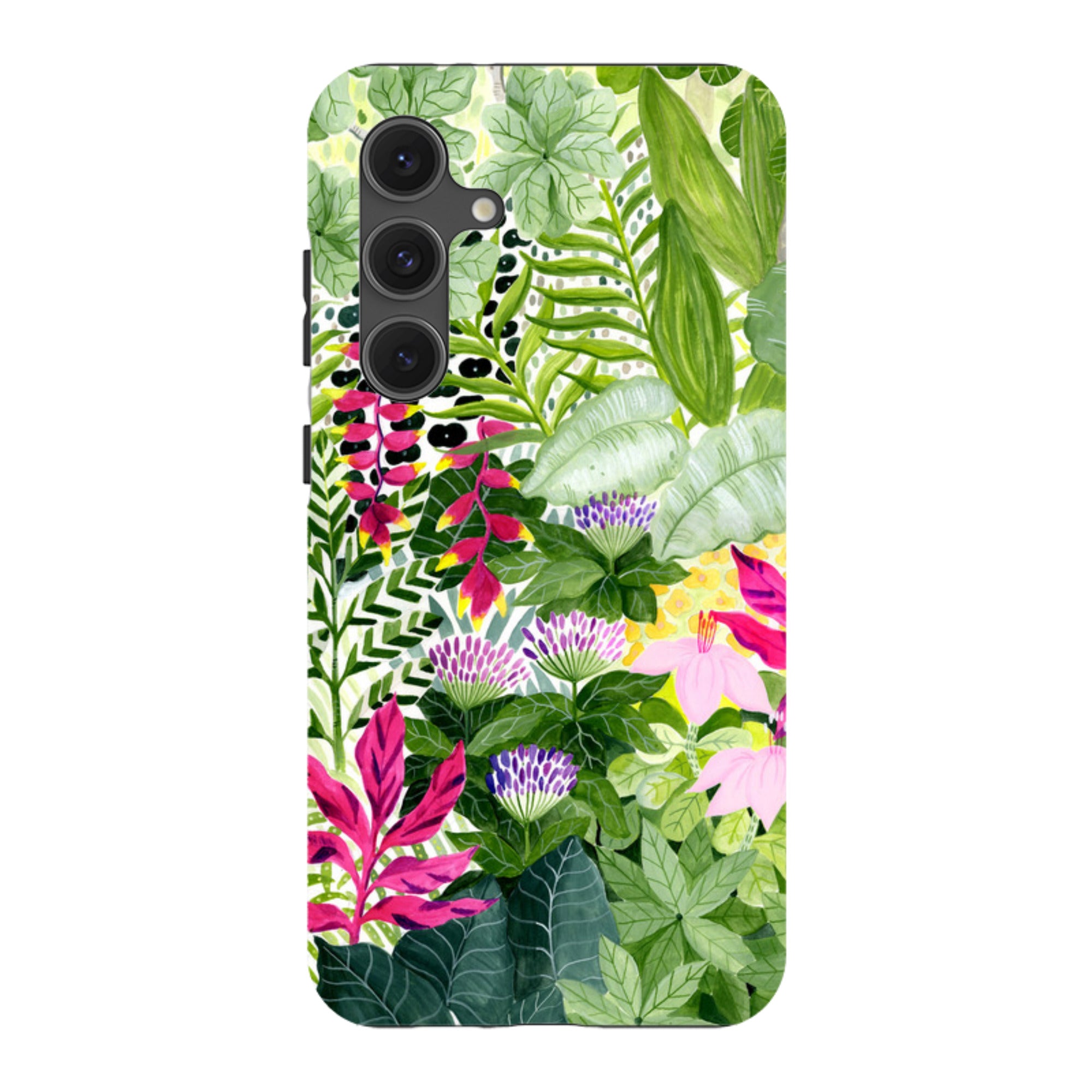 Samsung Tough Case - Pink Botanical By Bex Parkin