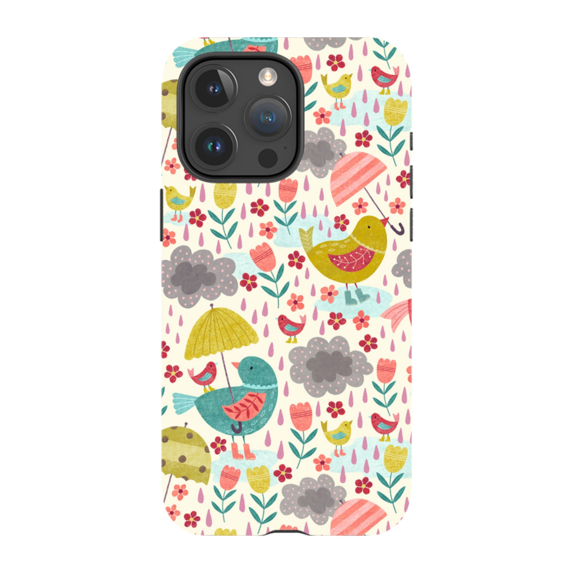 iPhone Tough Case - Rain Birds By Suzy Taylor