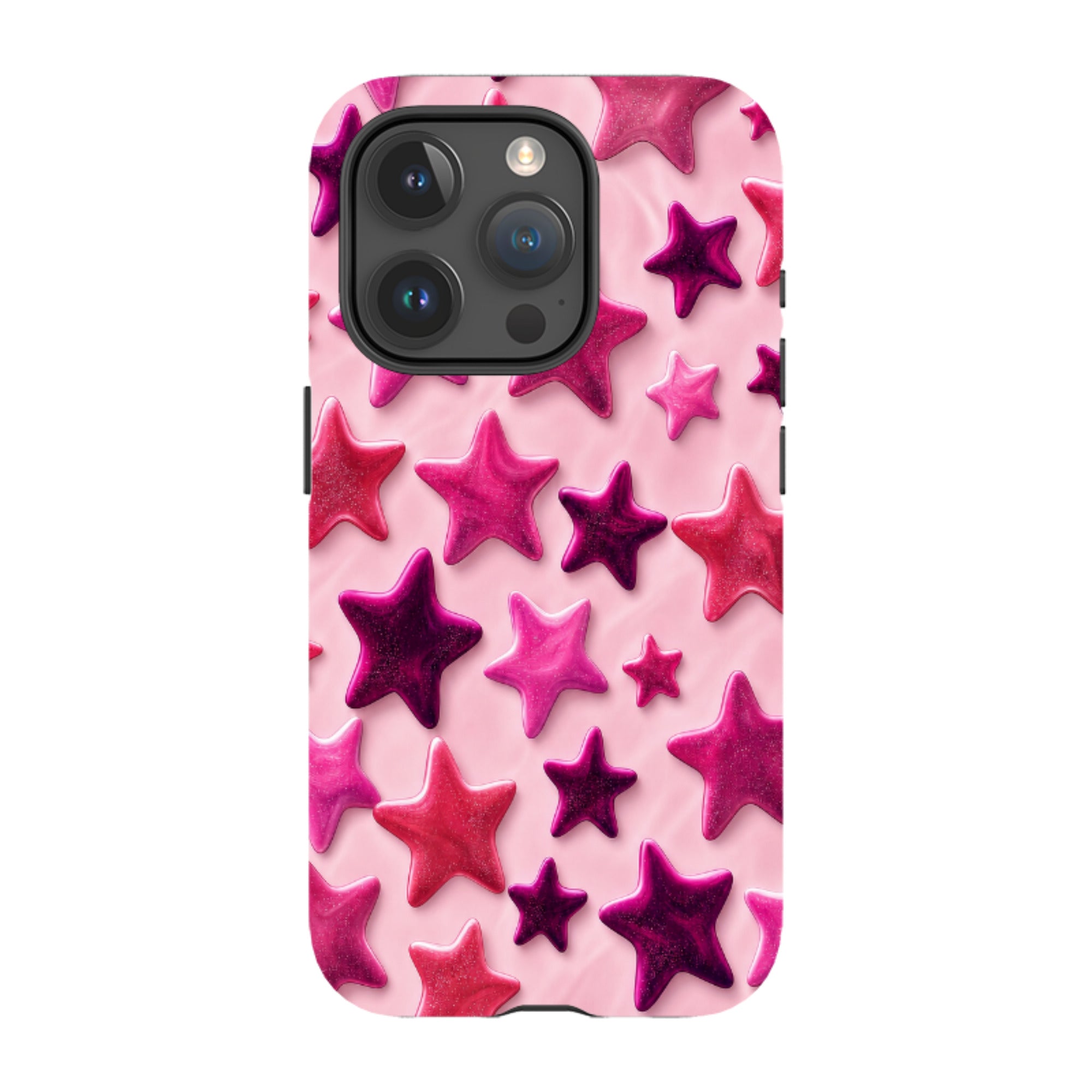 iPhone Tough Case - Fuchsia Star